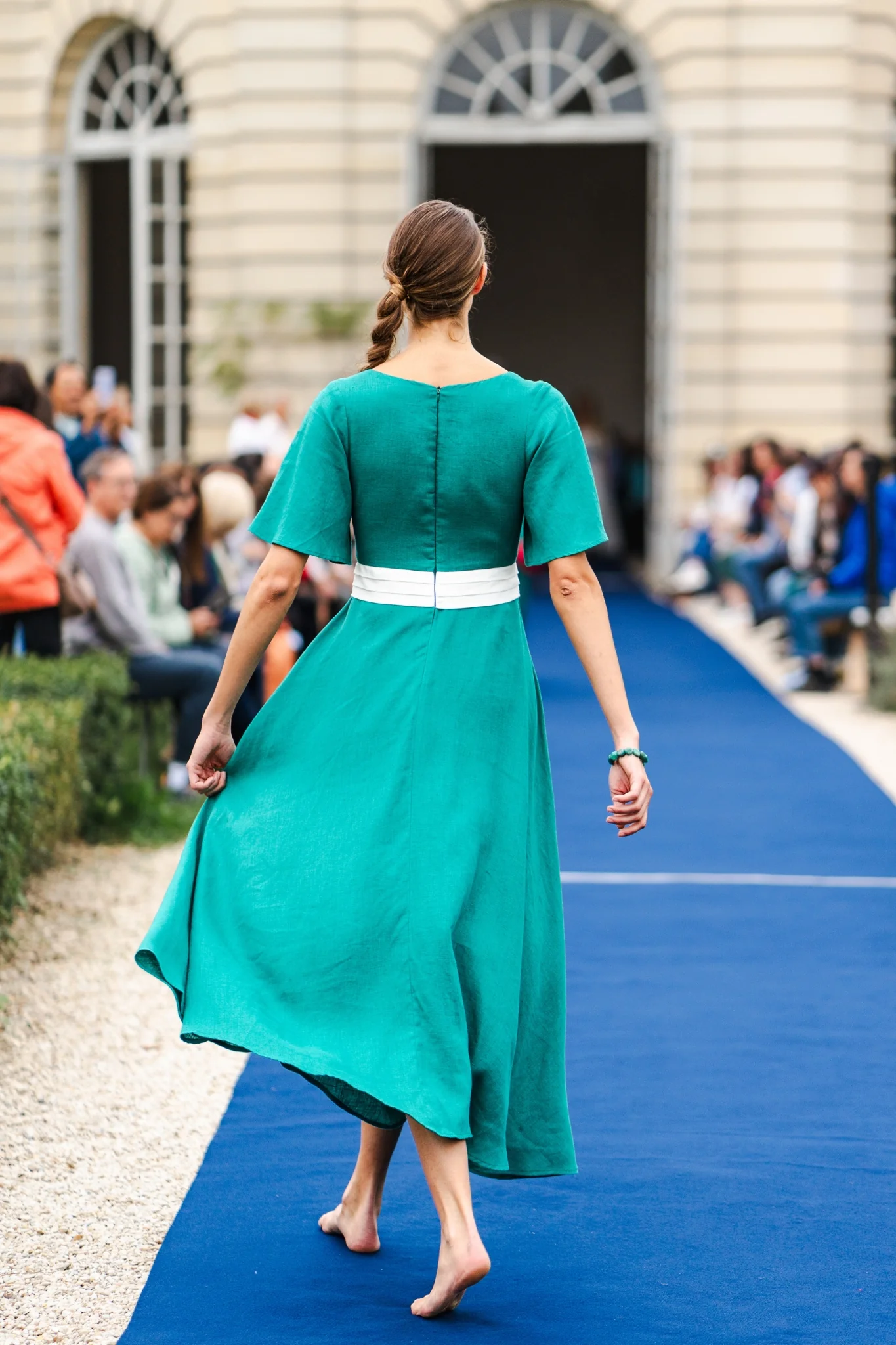 Emerald Earth Linen Maxi Dress - Image 5