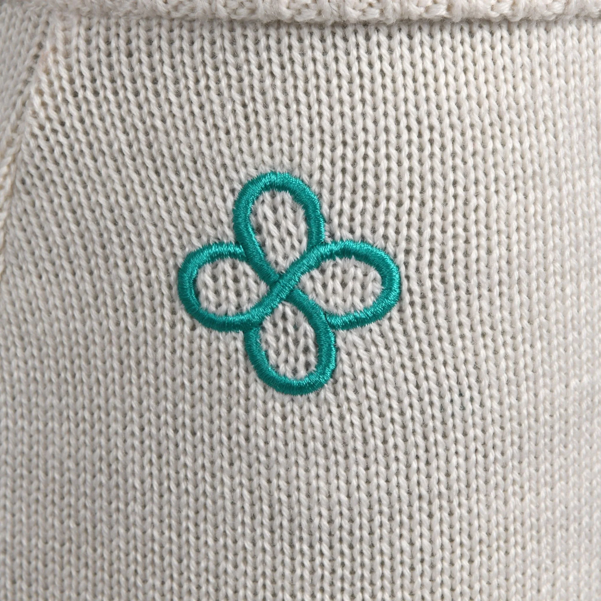 Ivory Merino Wool Flared Knit Pants - Image 5
