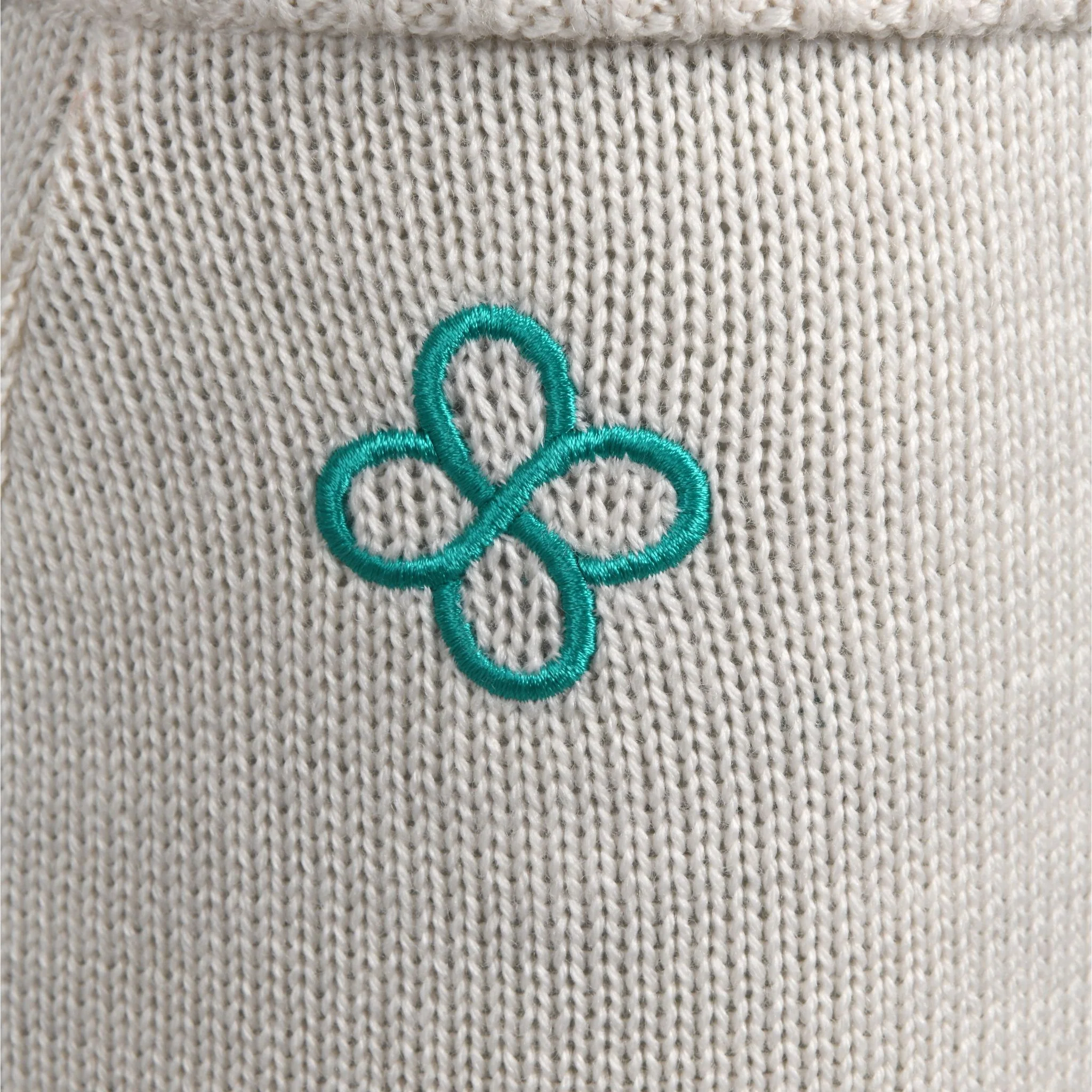 Ivory Merino Wool Flared Knit Pants - Image 6