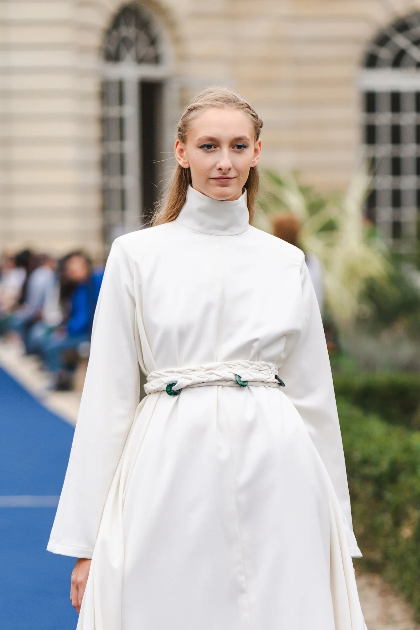 Purity Wool And Malachite Long Dress - Image 8