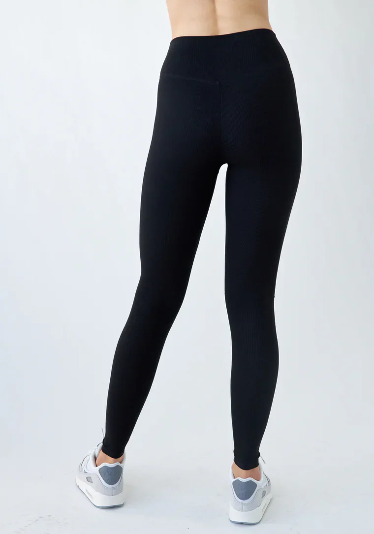 Barre High-Waisted Legging | Black - Image 5