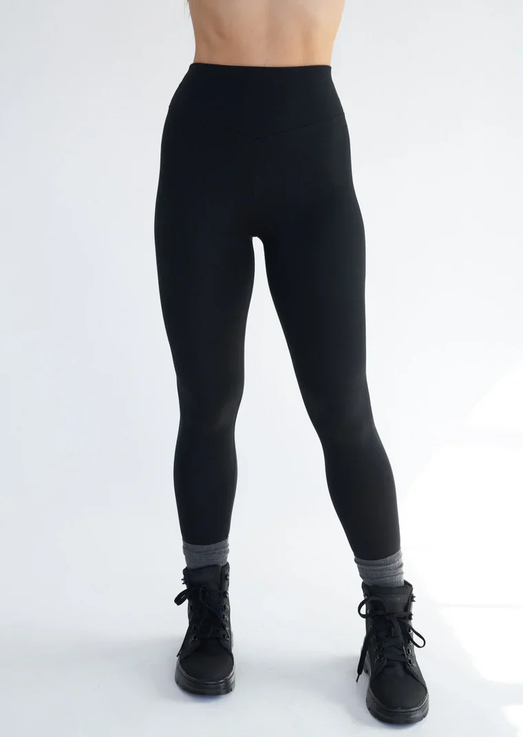 Earth Body High-Waisted Legging | Black - Image 2