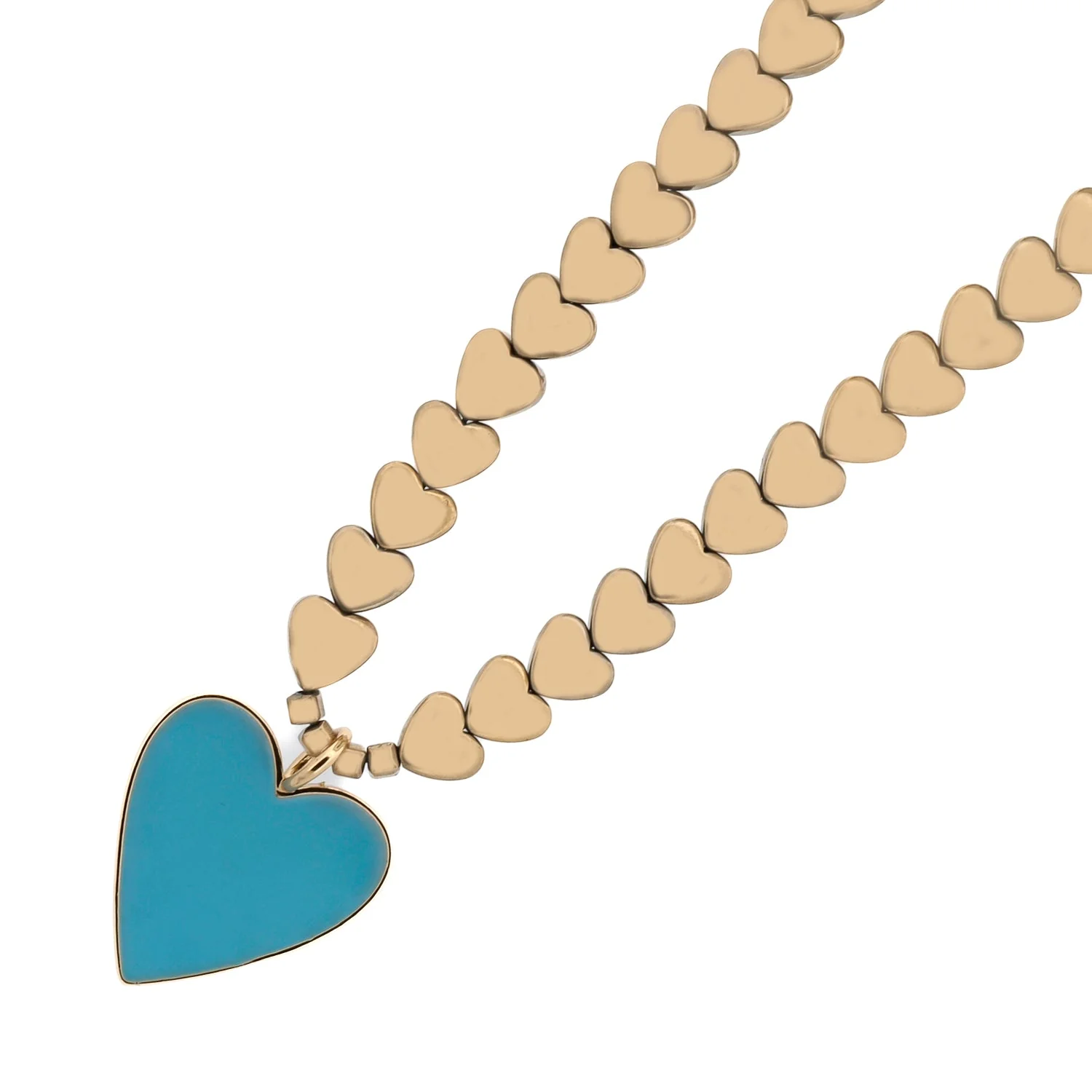 Calmness Blue Heart Necklace - Image 5