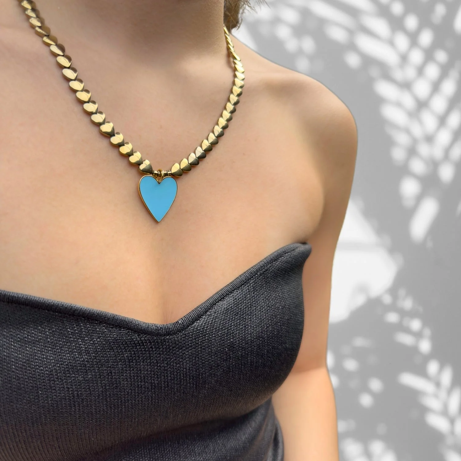 Calmness Blue Heart Necklace - Image 6