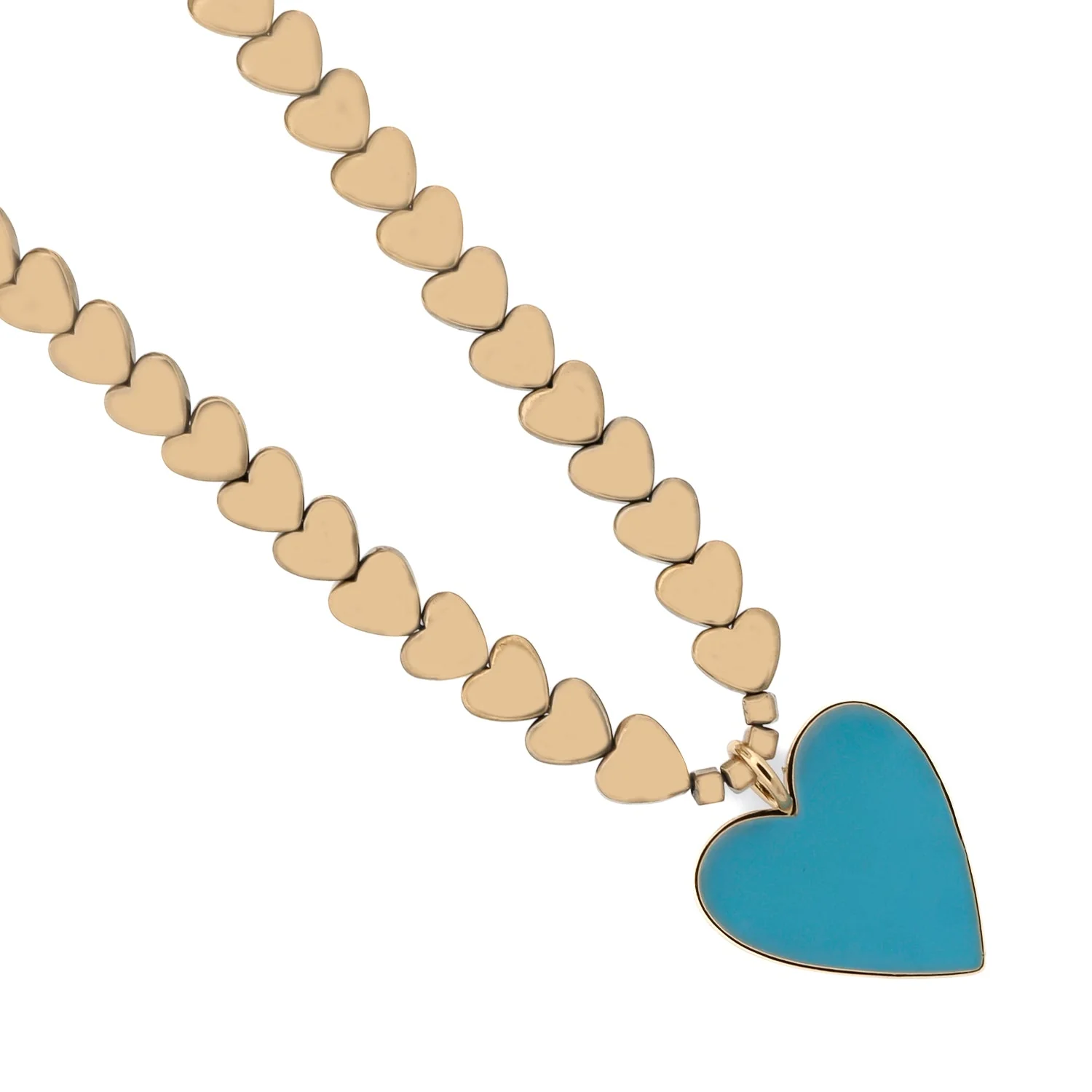 Calmness Blue Heart Necklace - Image 7