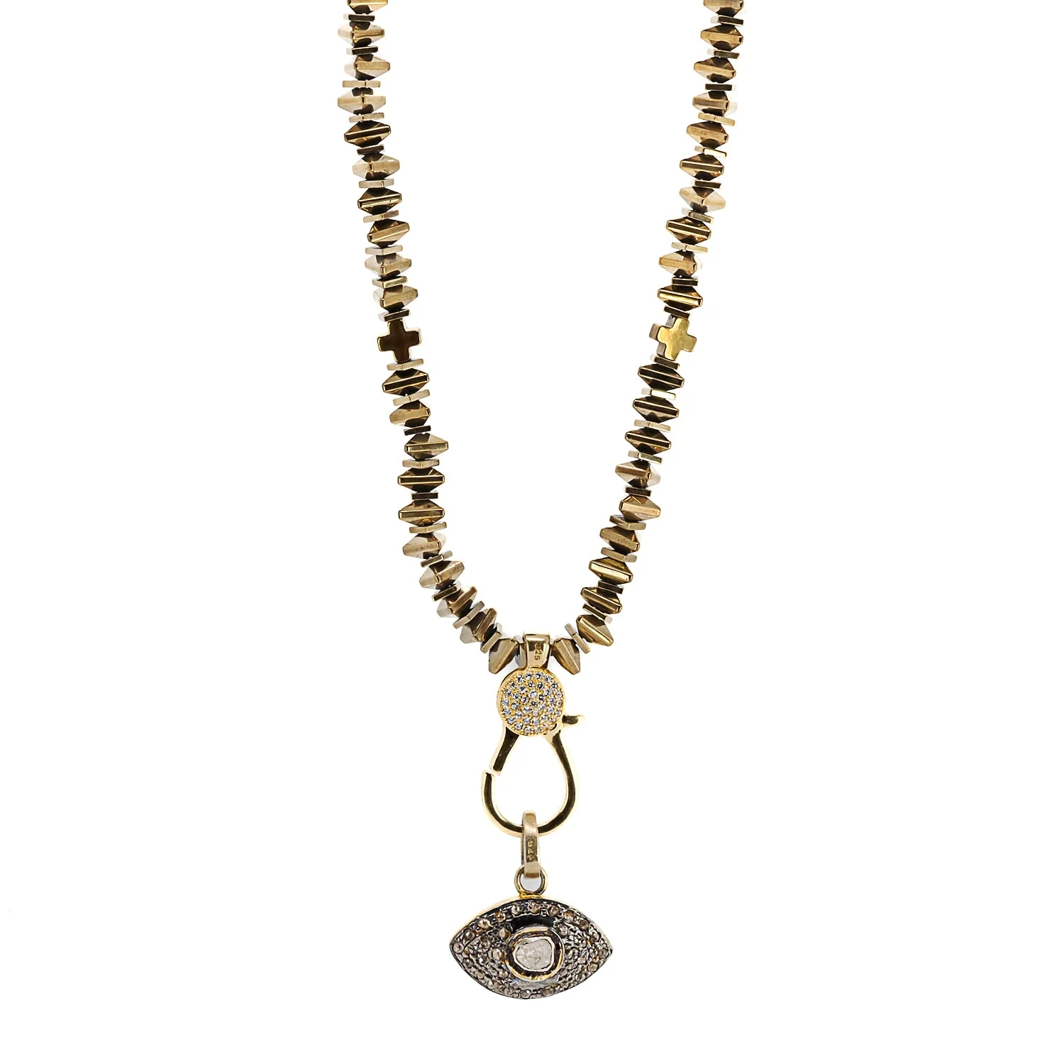 Diamond Evil Eye Necklace
