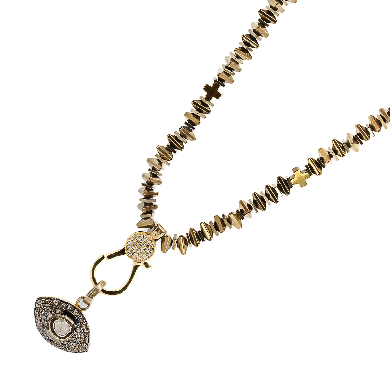 Diamond Evil Eye Necklace - Image 5