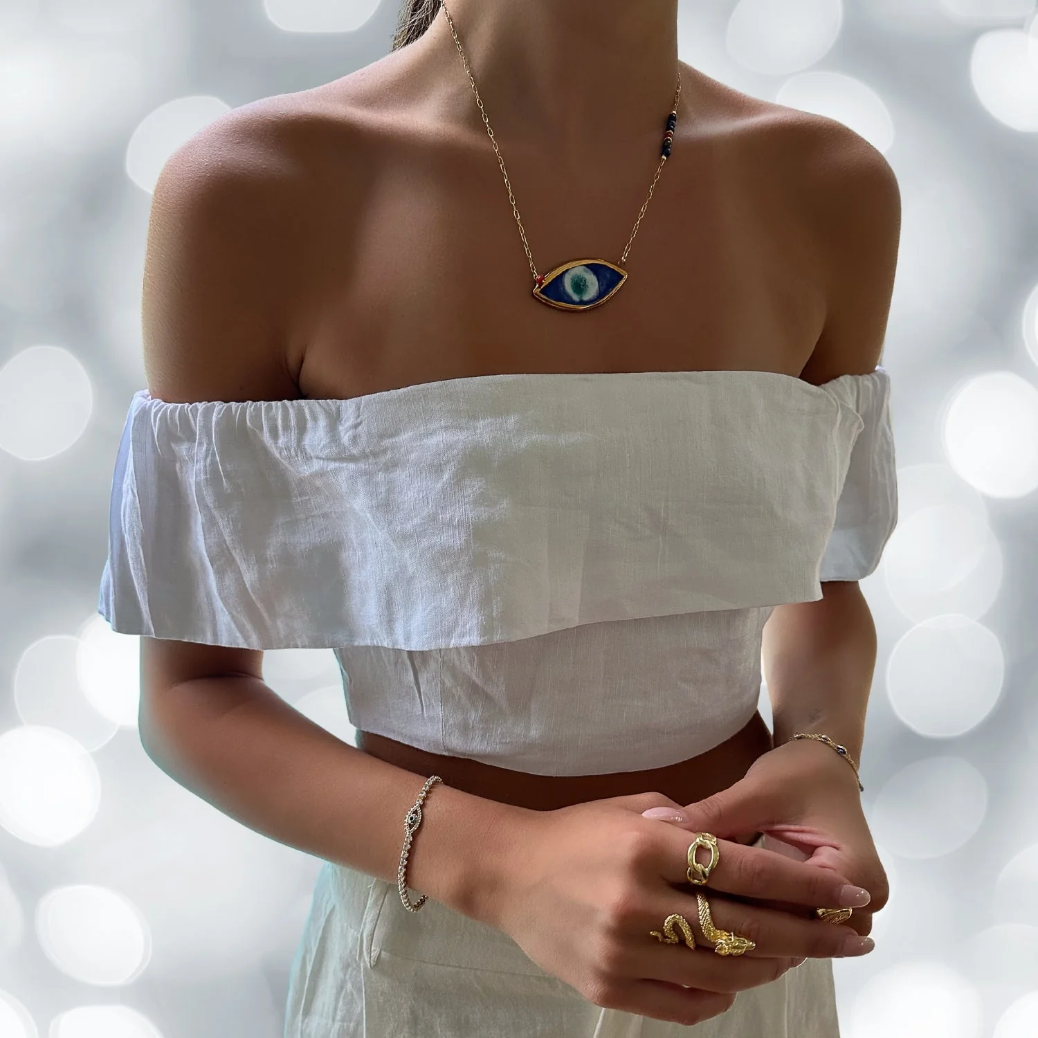 Energy Anchor Eye Necklace - Image 5