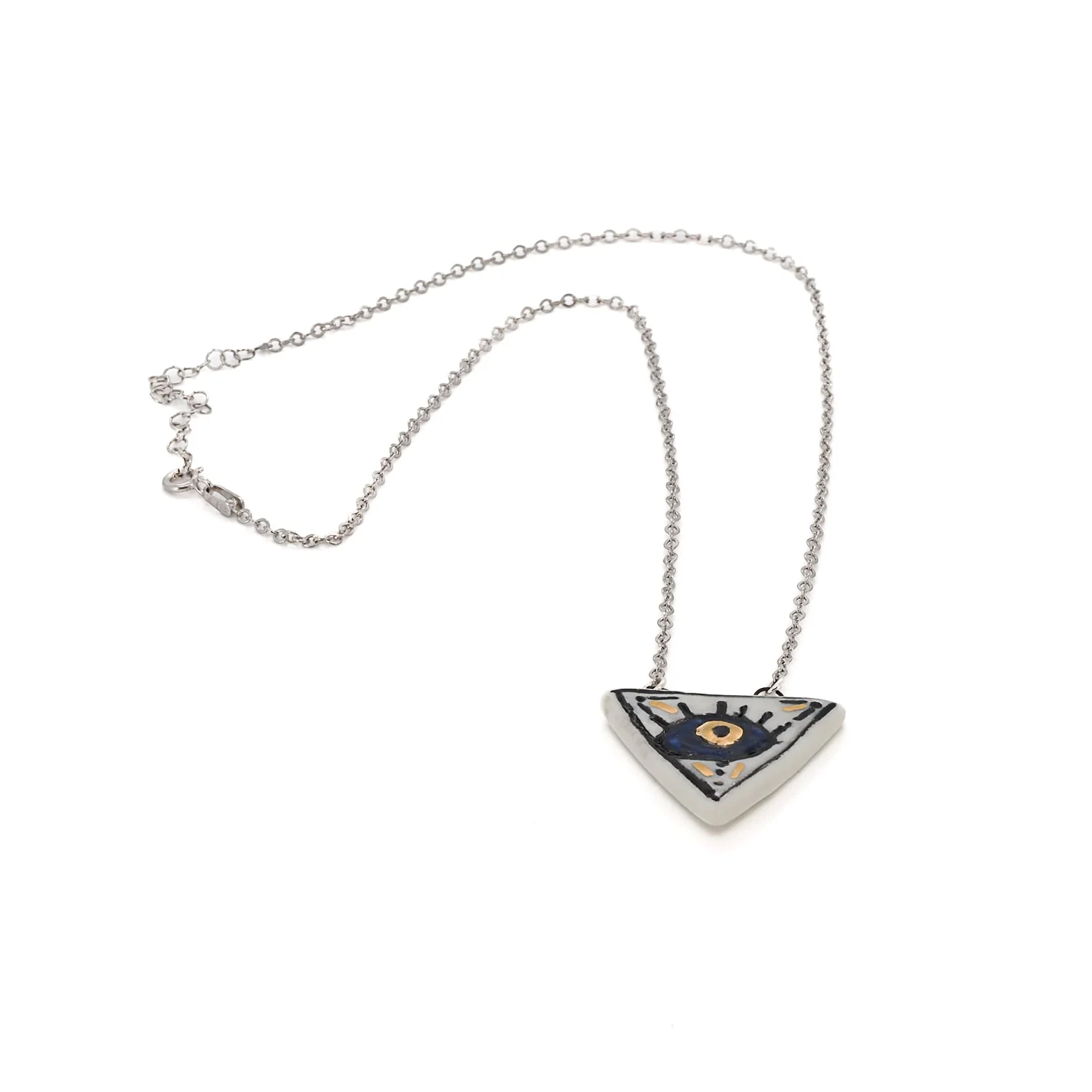 Evil Eye Mantra Necklace - Image 3