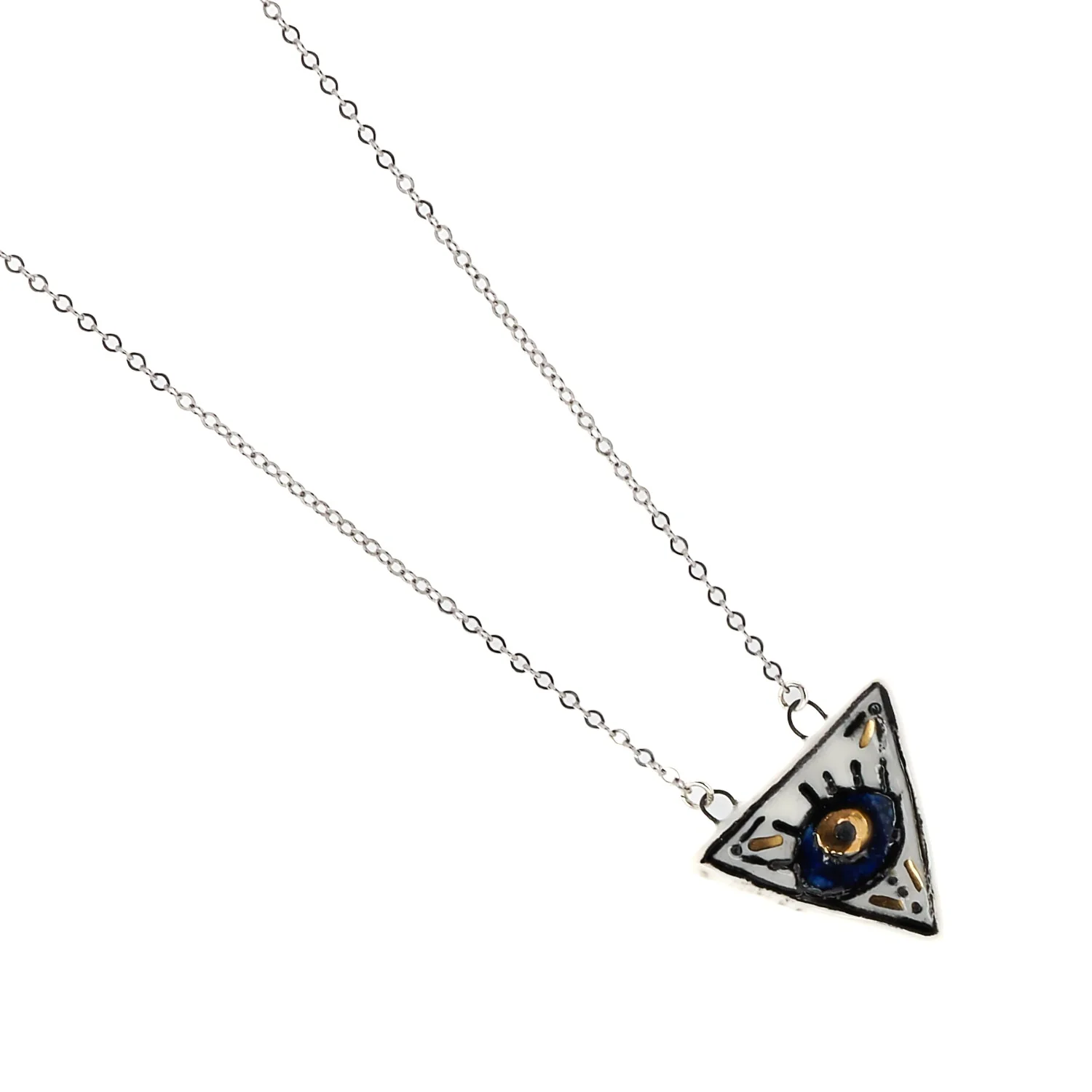 Evil Eye Mantra Necklace - Image 8
