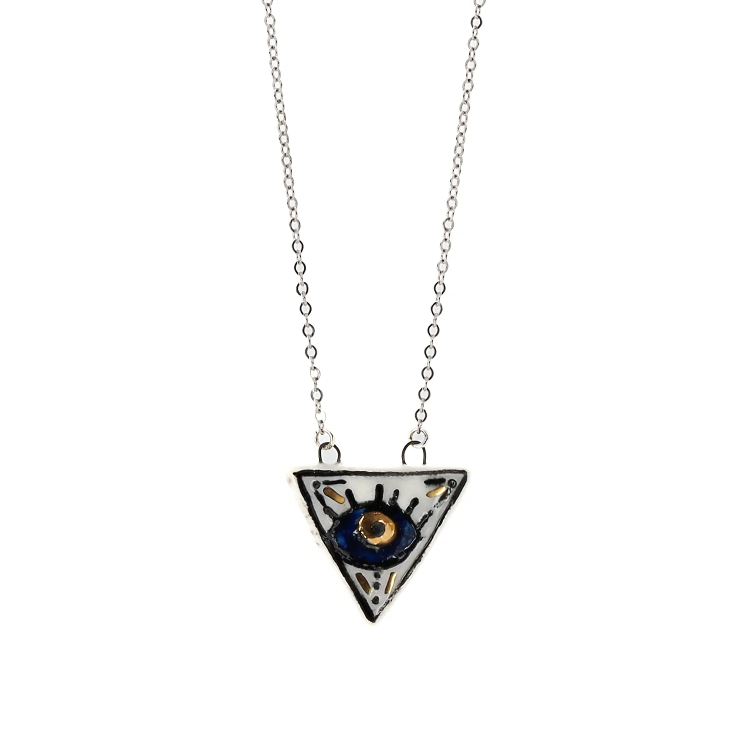 Evil Eye Mantra Necklace - Image 9