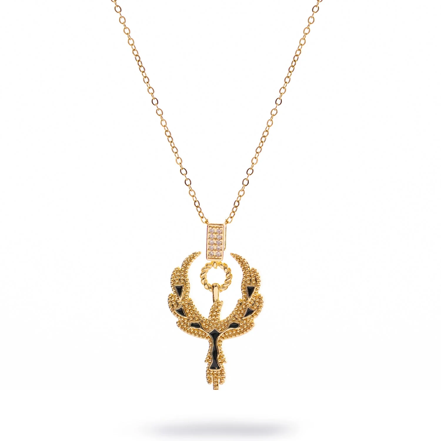 Golden Phoenix Rising Guardian Necklace - Image 8