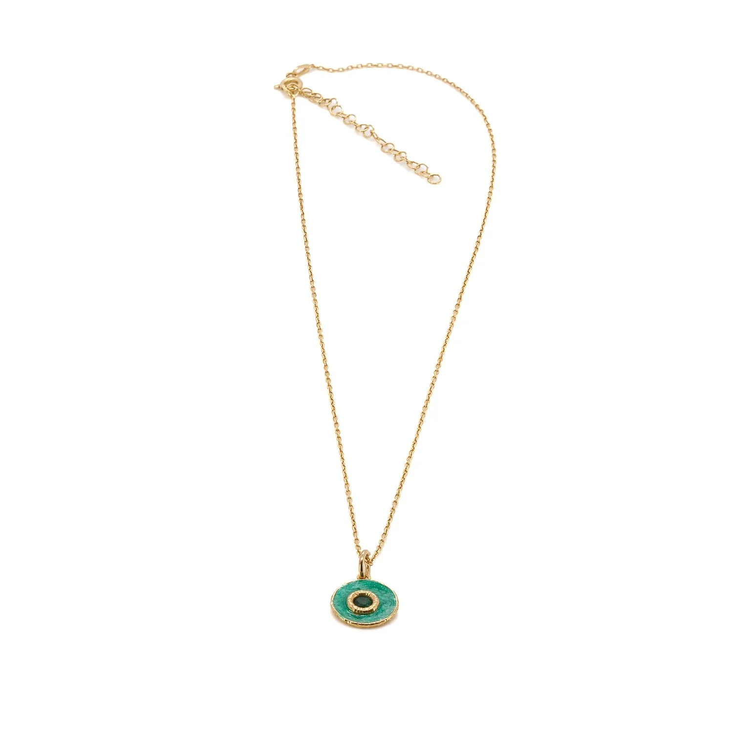 Green Eye Necklace - Image 3