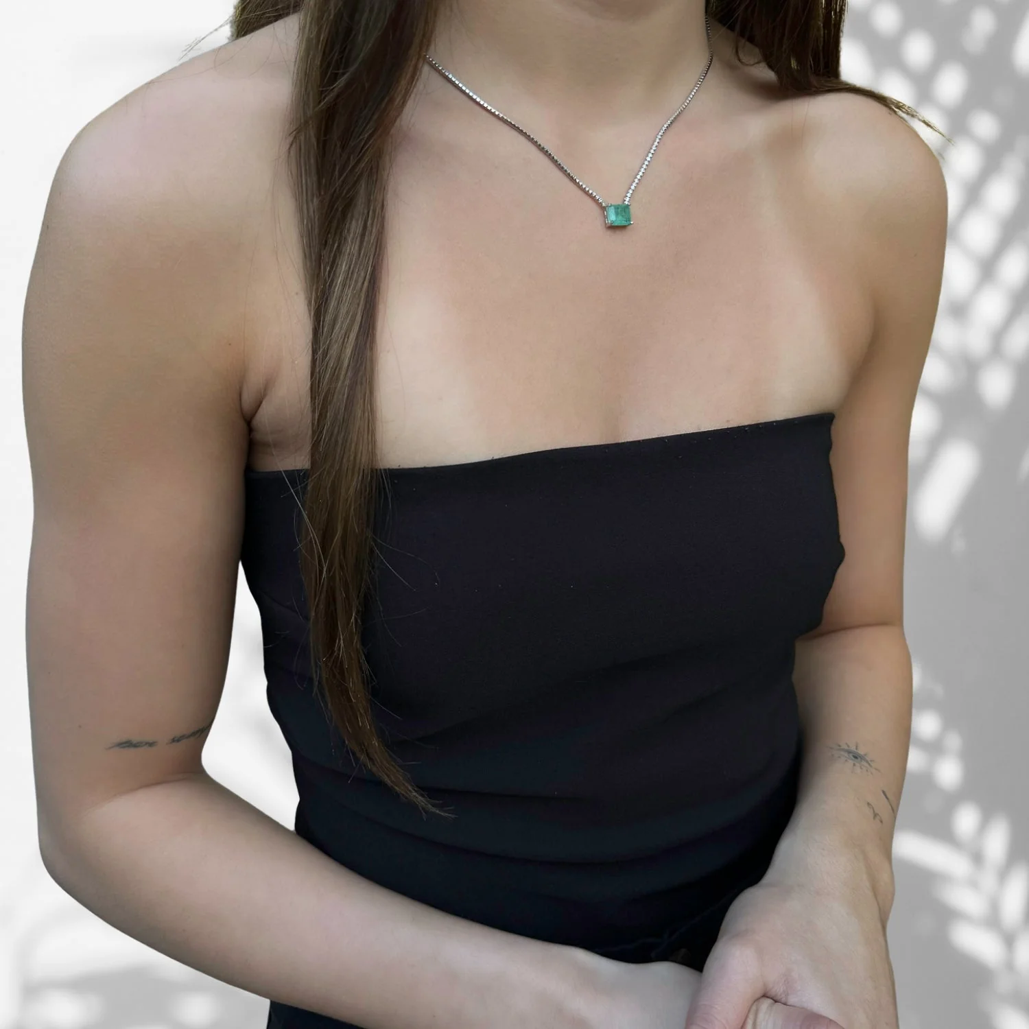 Paraiba & Diamond Necklace - Image 2