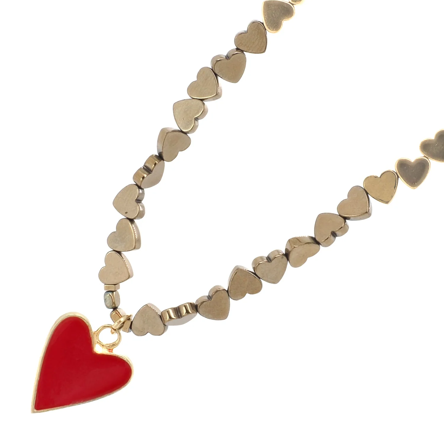 Red Heart Necklace - Image 5