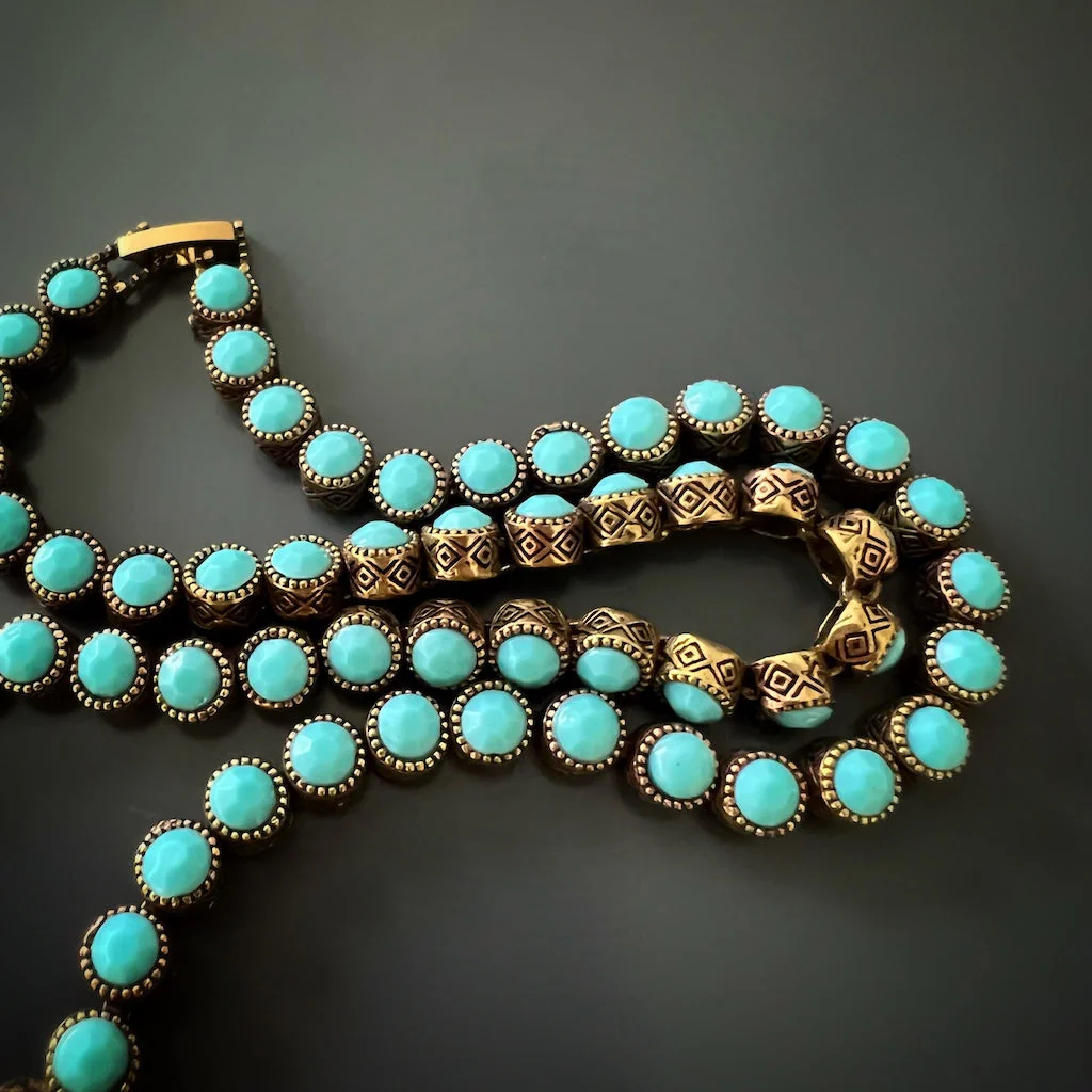 Turquoise Tennis Mystic Necklace - Image 10