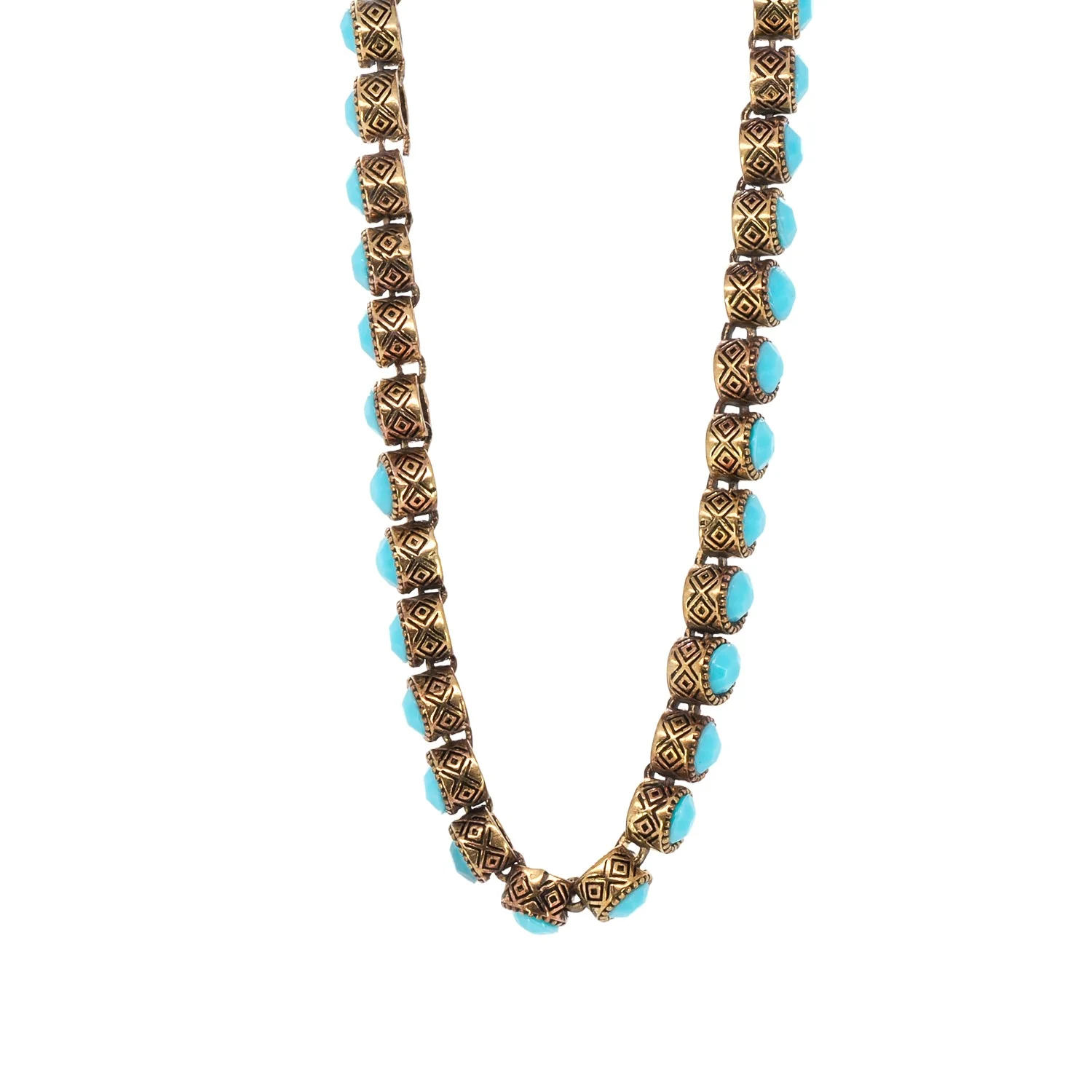 Turquoise Tennis Mystic Necklace - Image 3