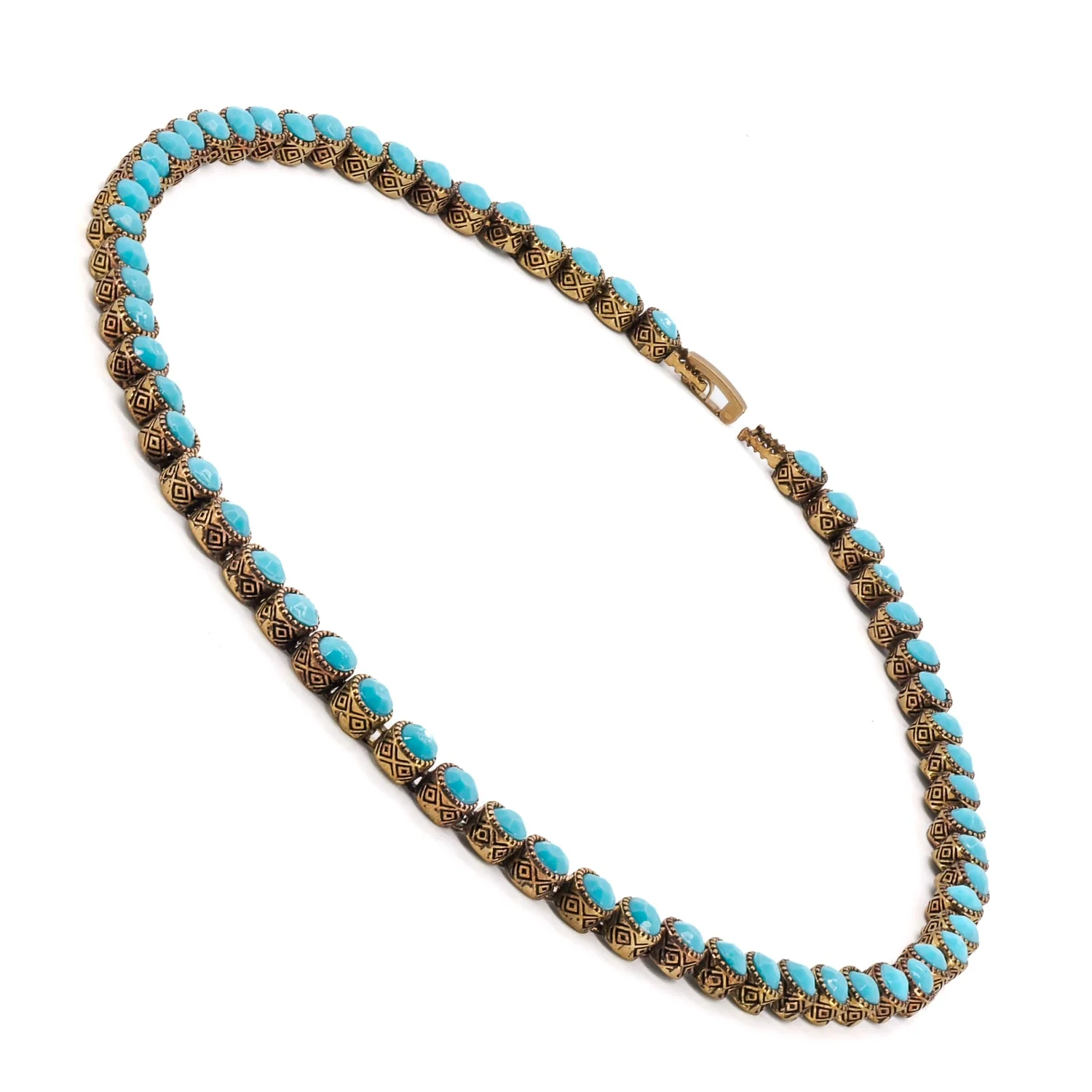 Turquoise Tennis Mystic Necklace - Image 5