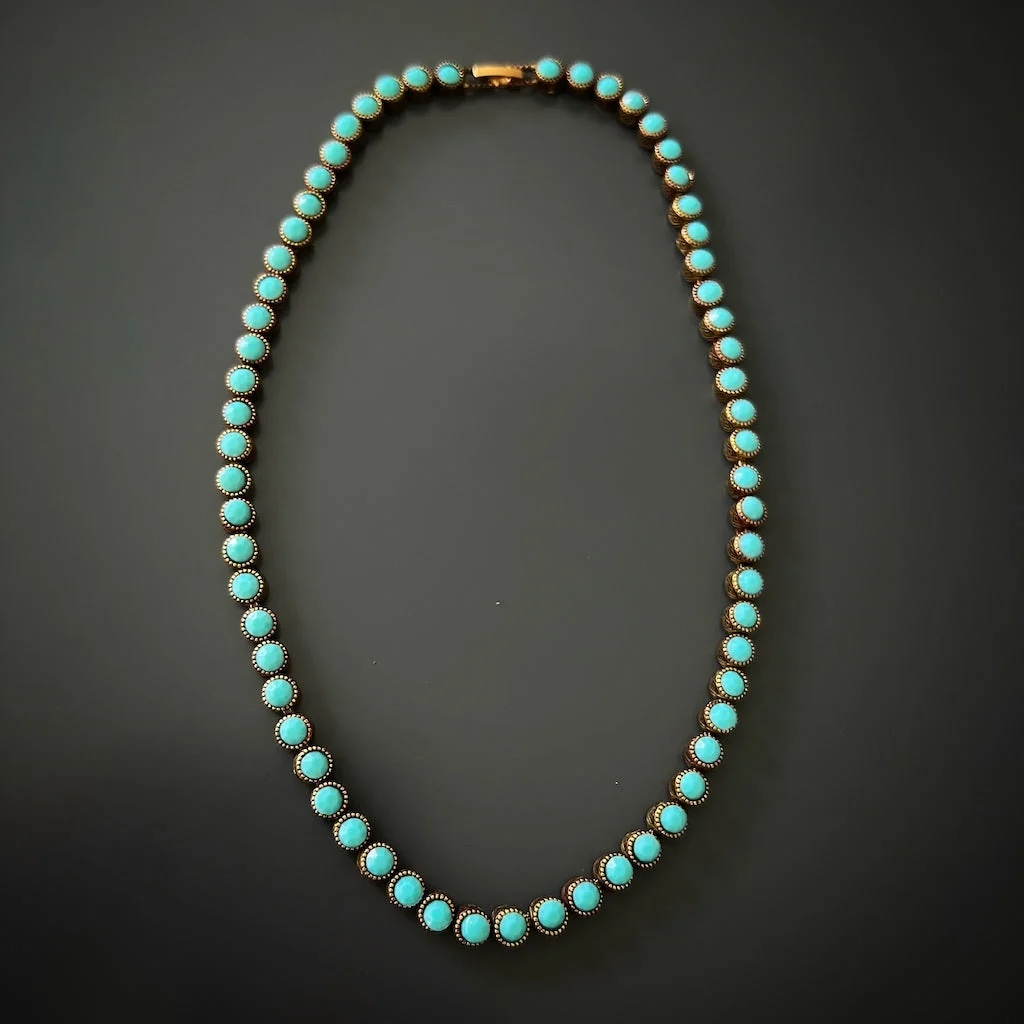 Turquoise Tennis Mystic Necklace - Image 8