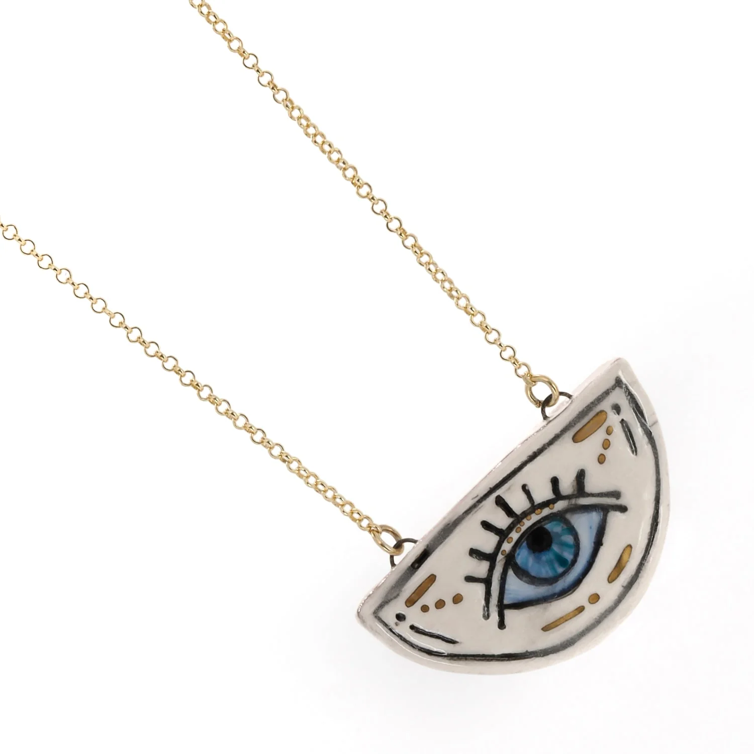 Watchful Evil Eye Necklace - Image 6