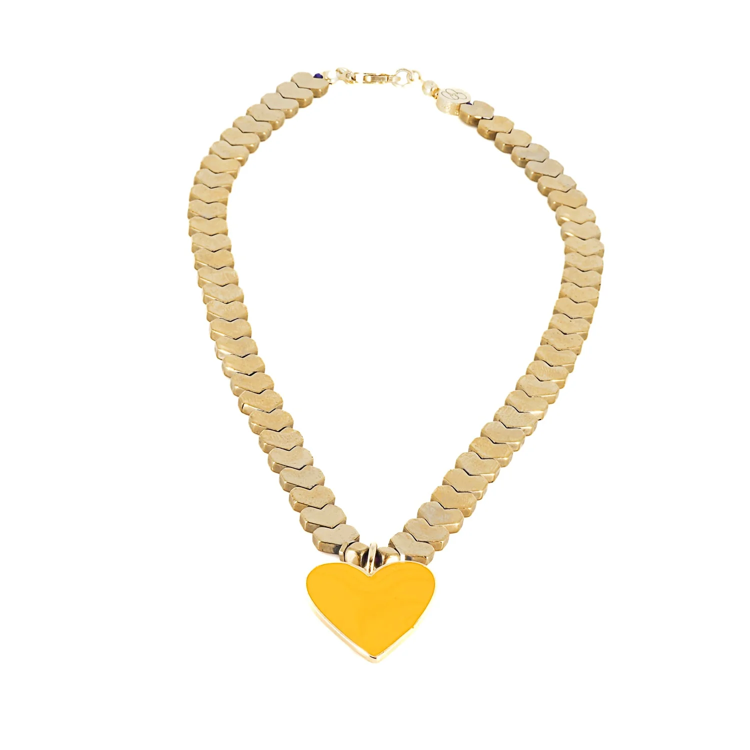 Yellow Heart Necklace - Image 3
