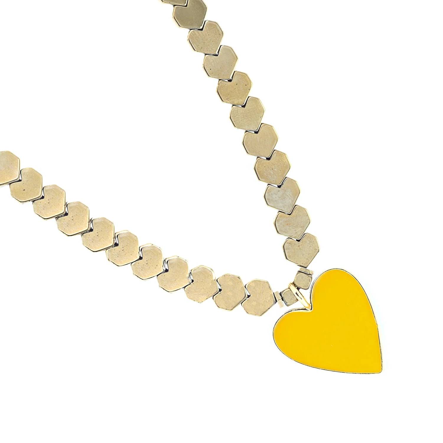 Yellow Heart Necklace - Image 5