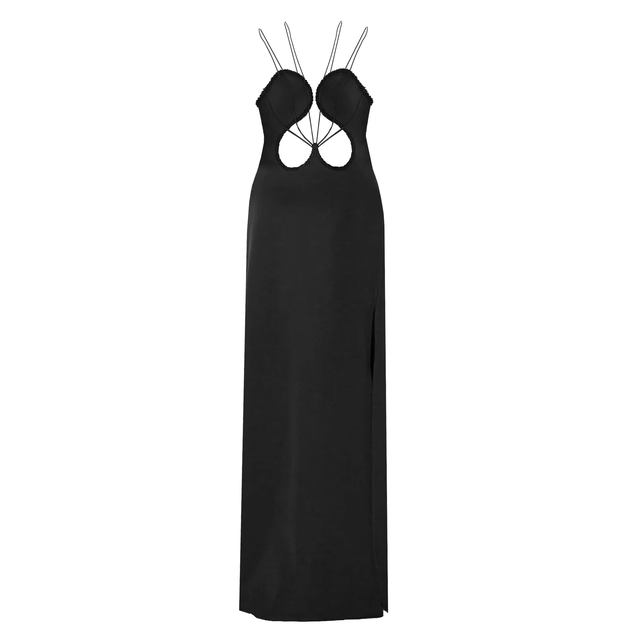 Black Heart Maxi Dress