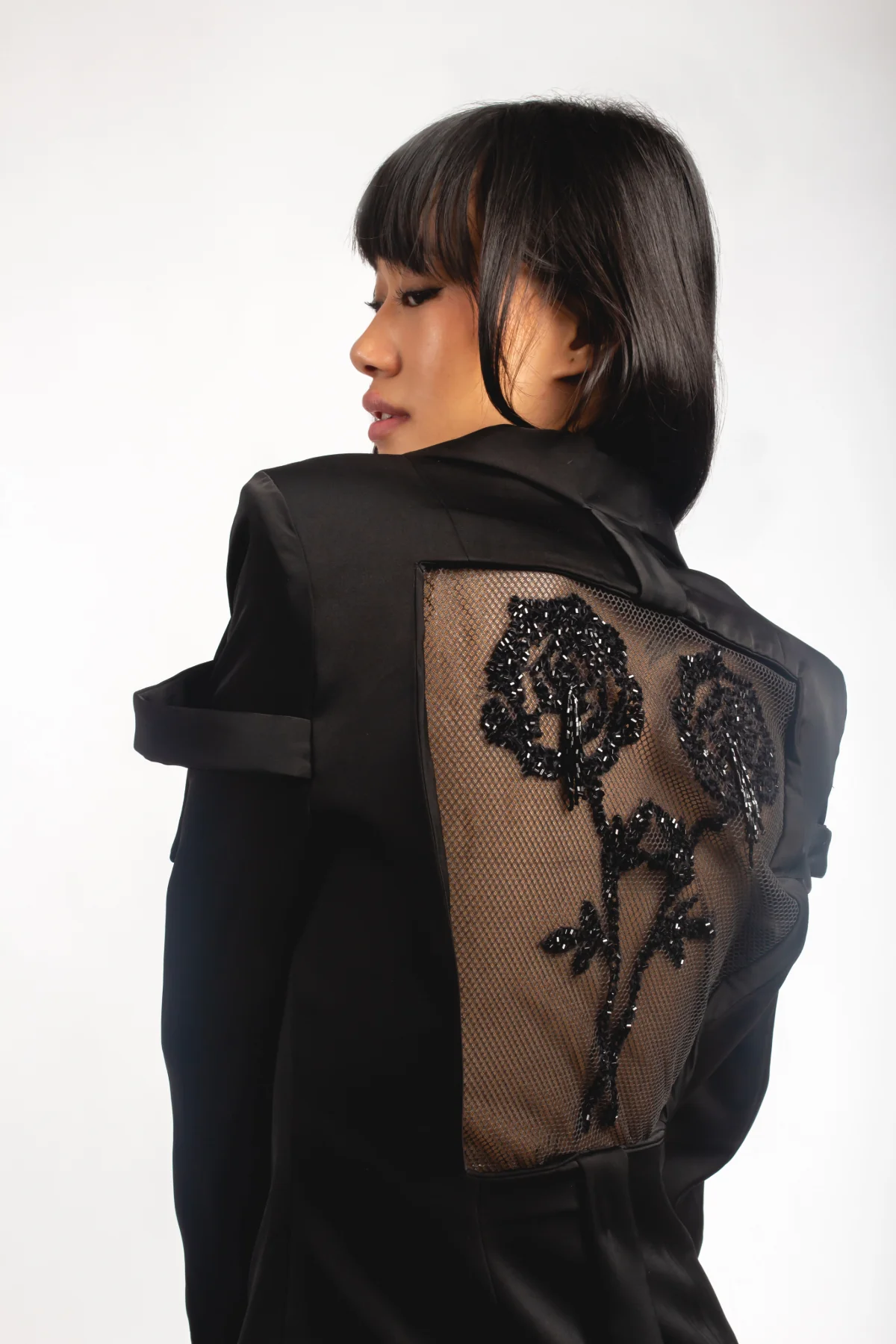 Embroidered Jacket Dress - Image 6