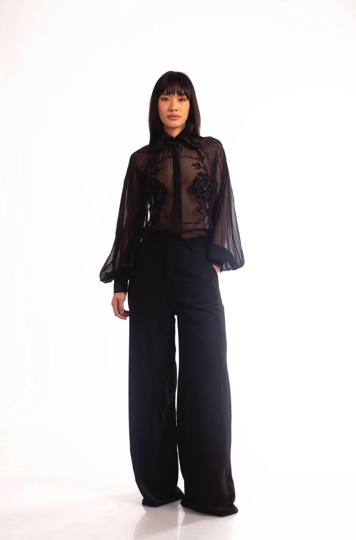 Embroidered Rose Shirt - Image 2