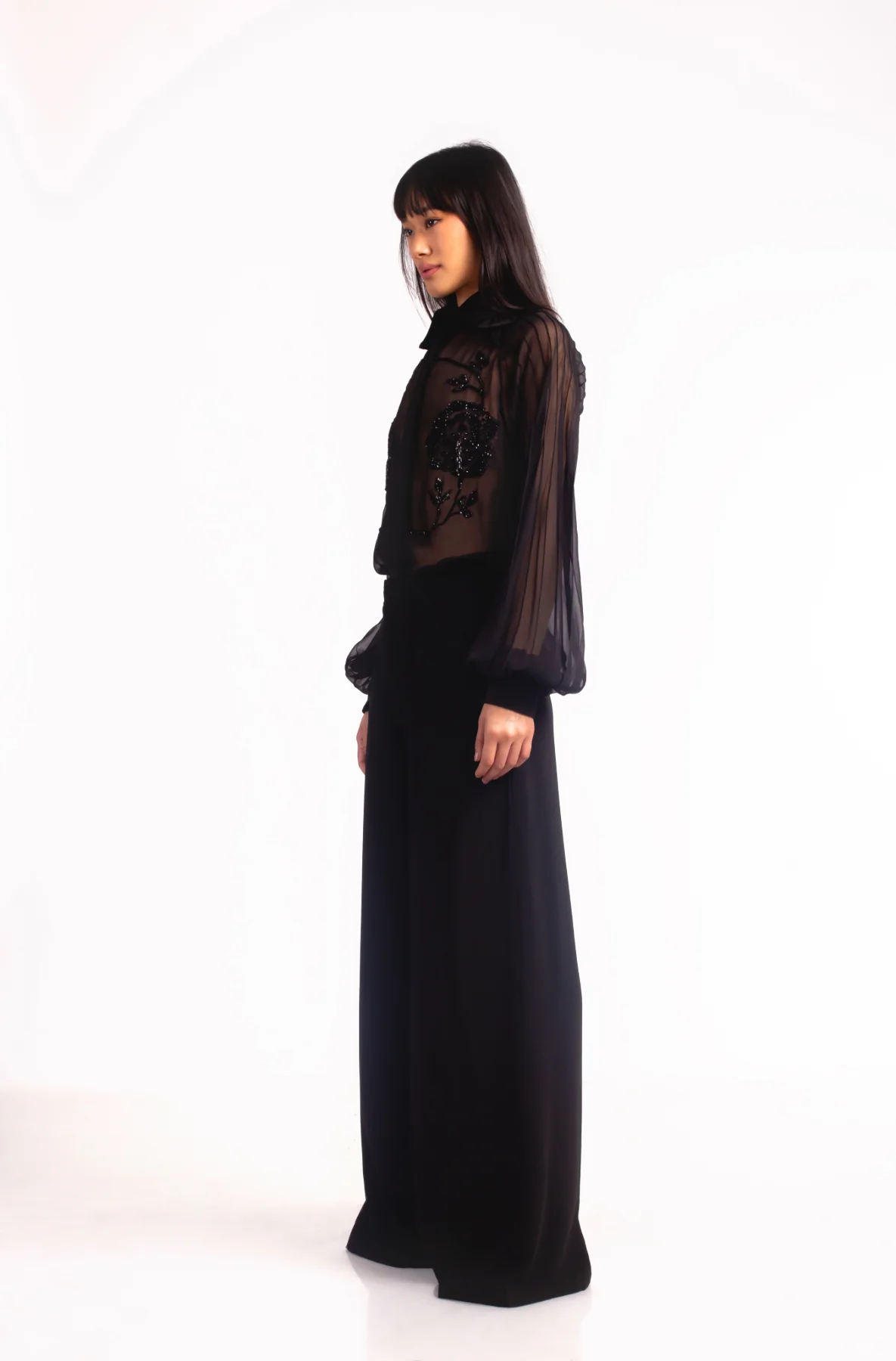 Embroidered Rose Shirt - Image 3