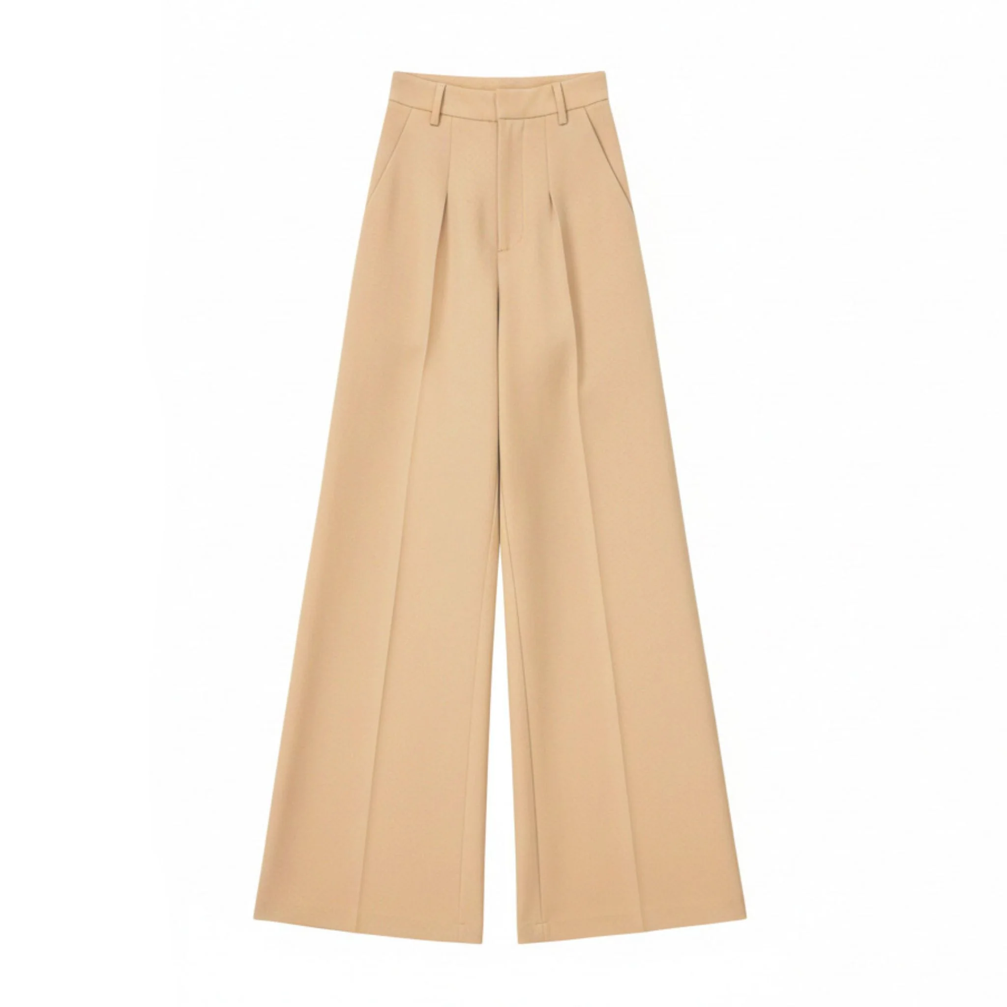Flared Trousers | Beige