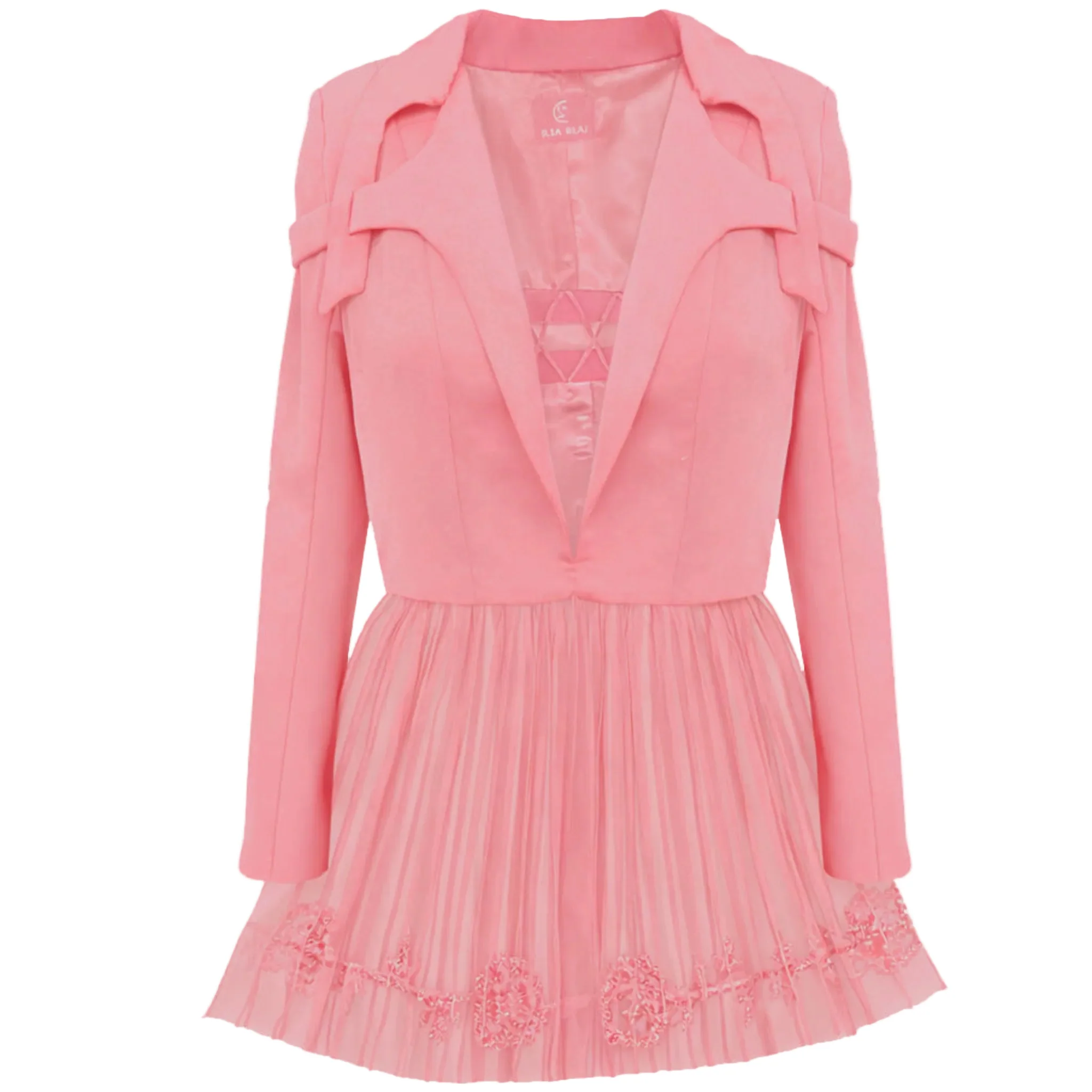 Peplum Style Jacket | Pink