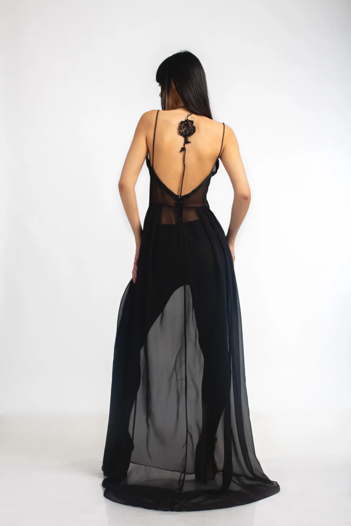 Rose Embroidered Maxi Dress - Image 6