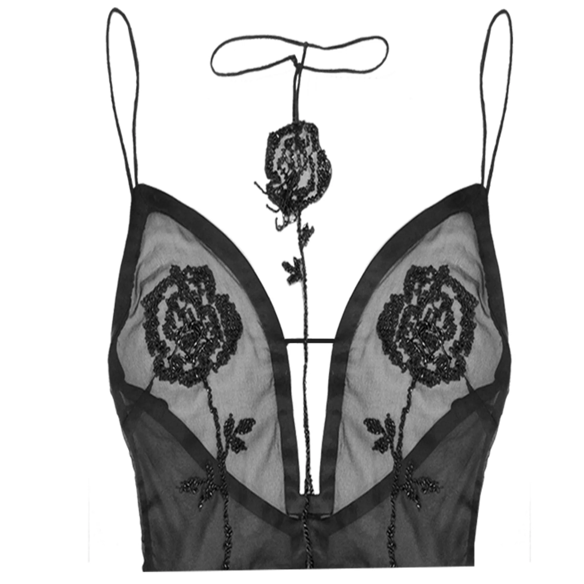 Rose Sheer Top