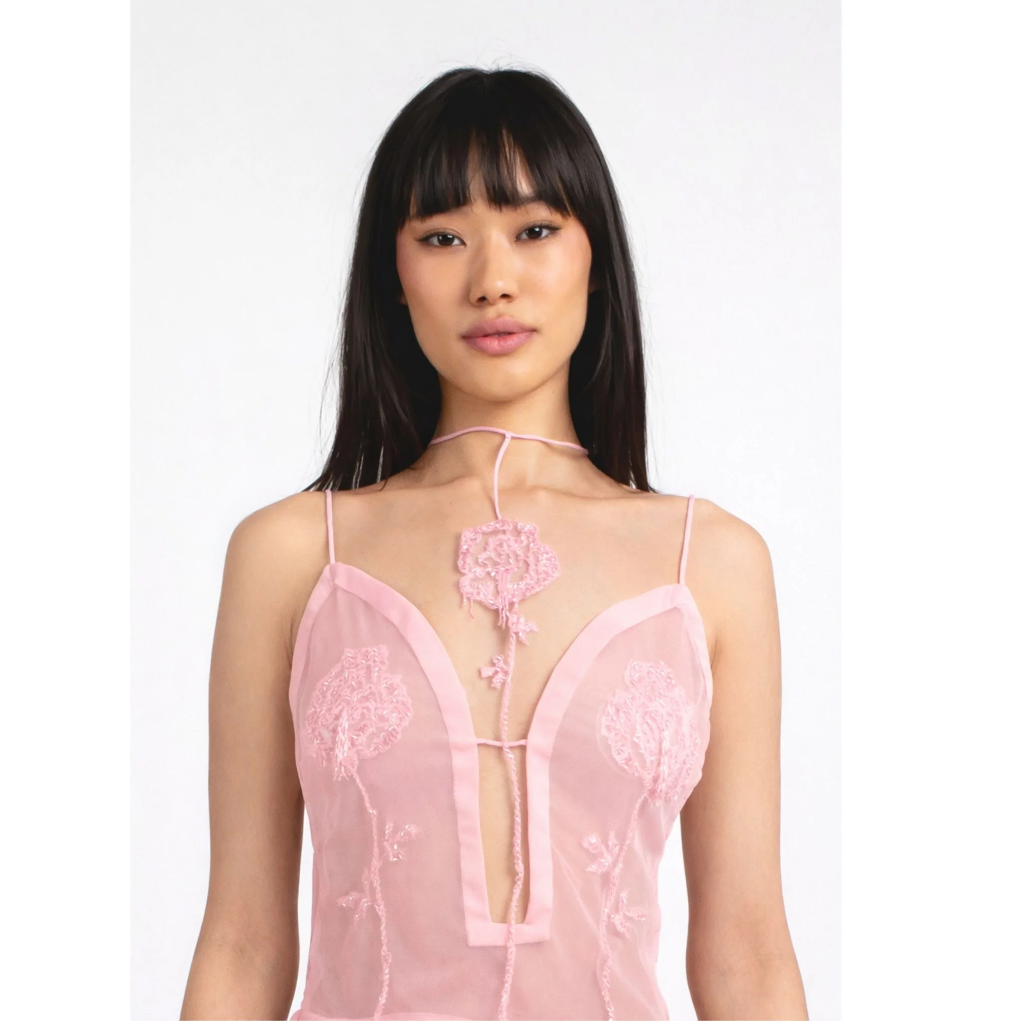 Rose Sheer Top | Pink - Image 2