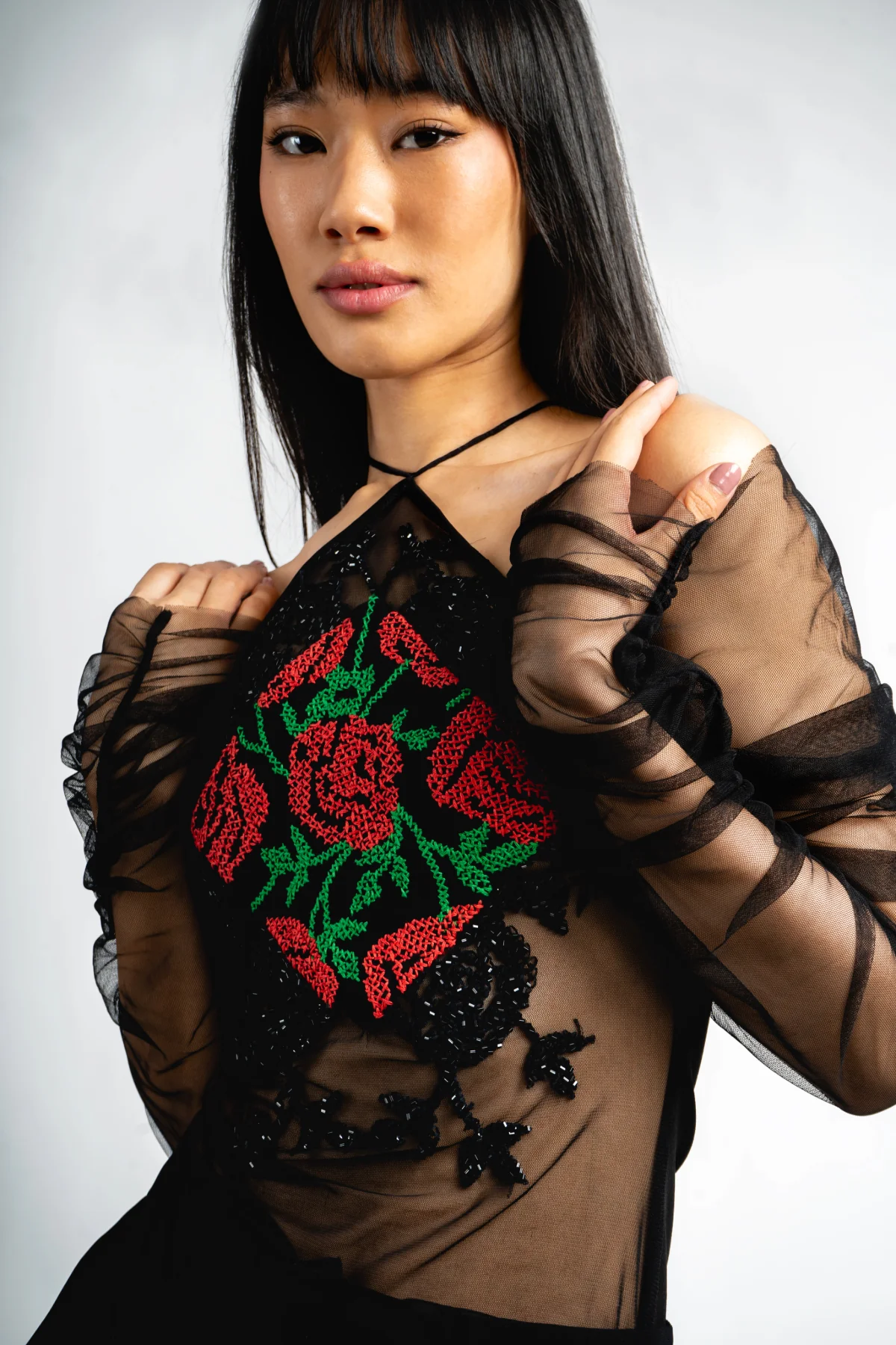 Top With Hand Embroidery - Image 2