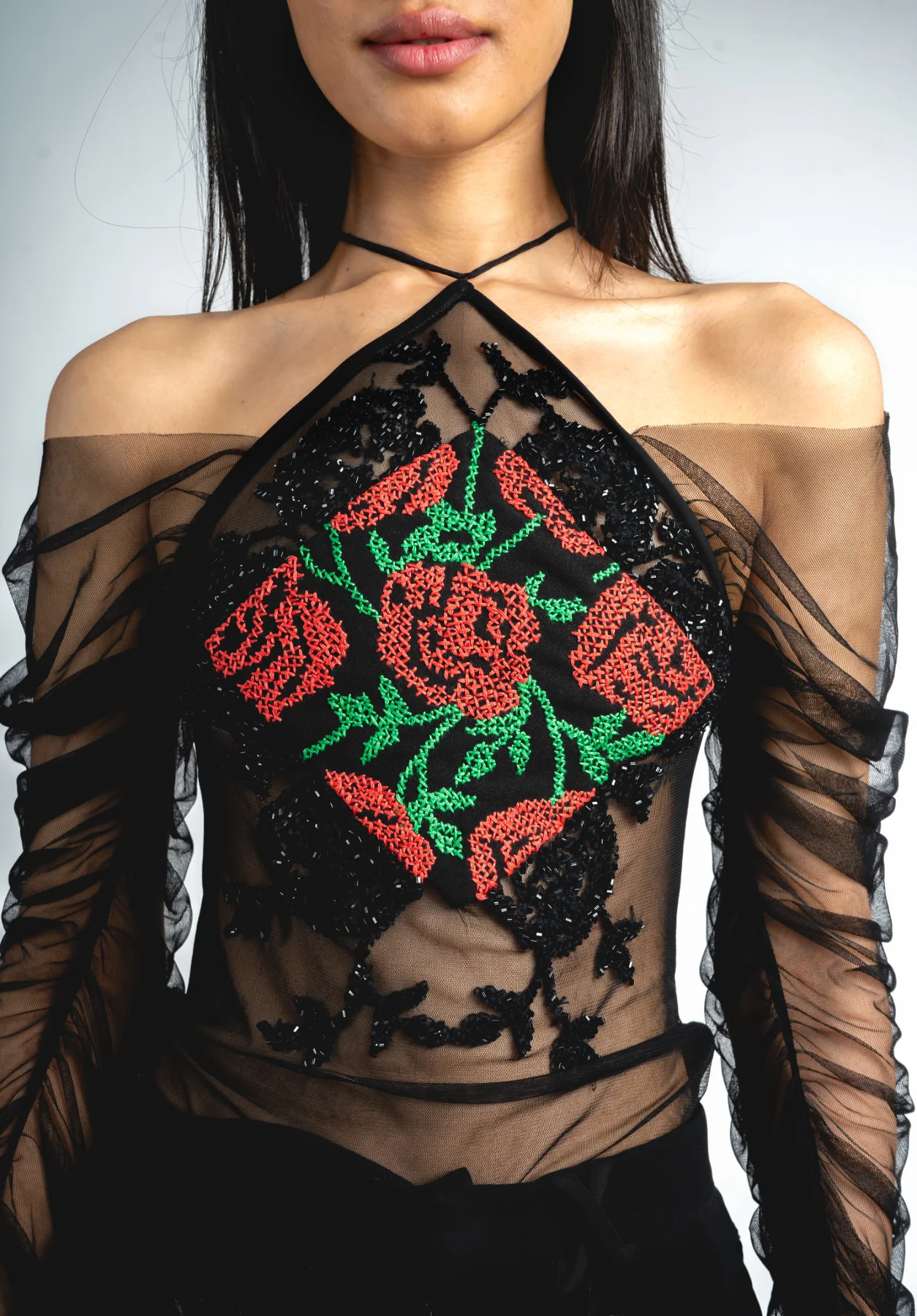 Top With Hand Embroidery - Image 3