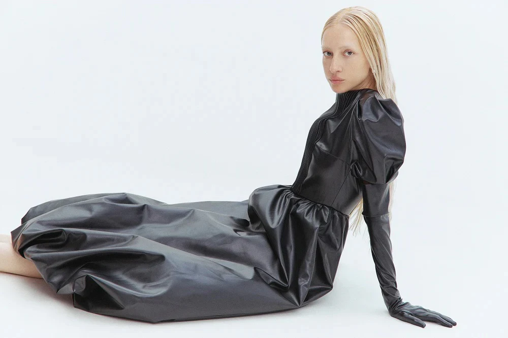 Faux Leather Maxi Dress - Image 4