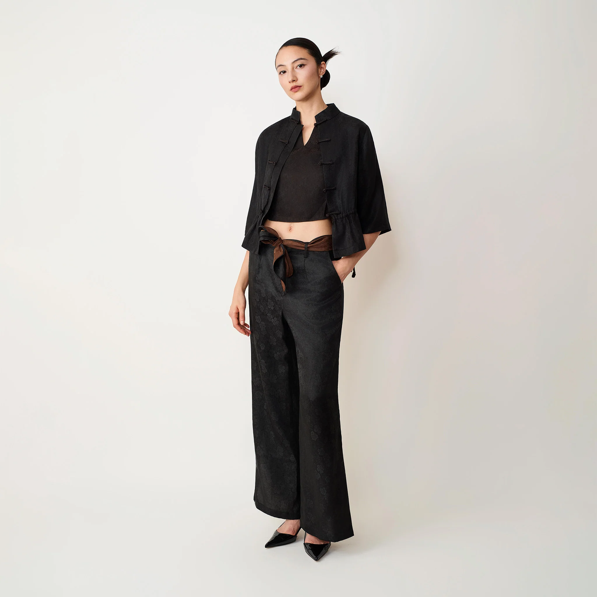 Black Two-way Blouse - Image 2