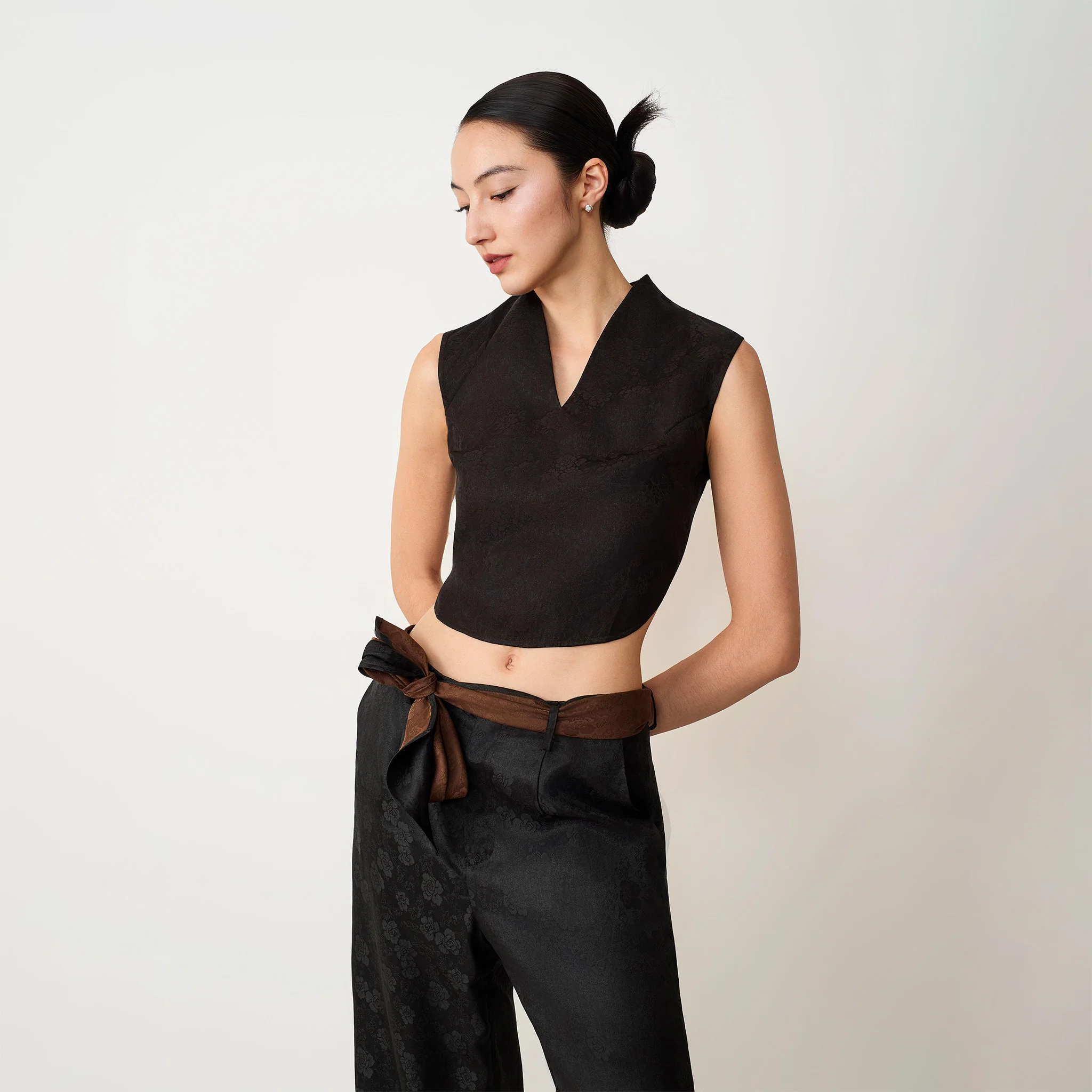 Black Wide-leg Trousers - Image 4