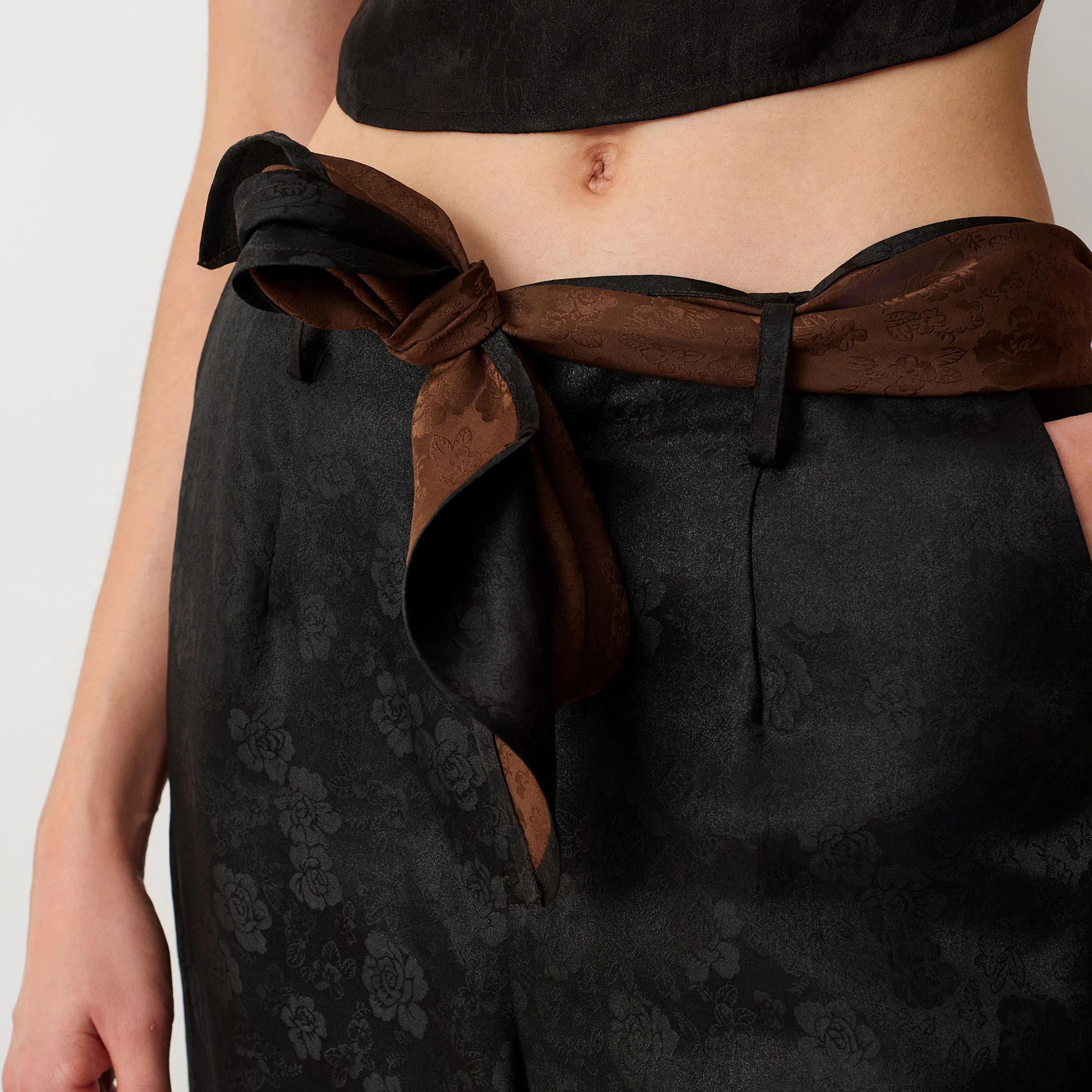 Black Wide-leg Trousers - Image 5