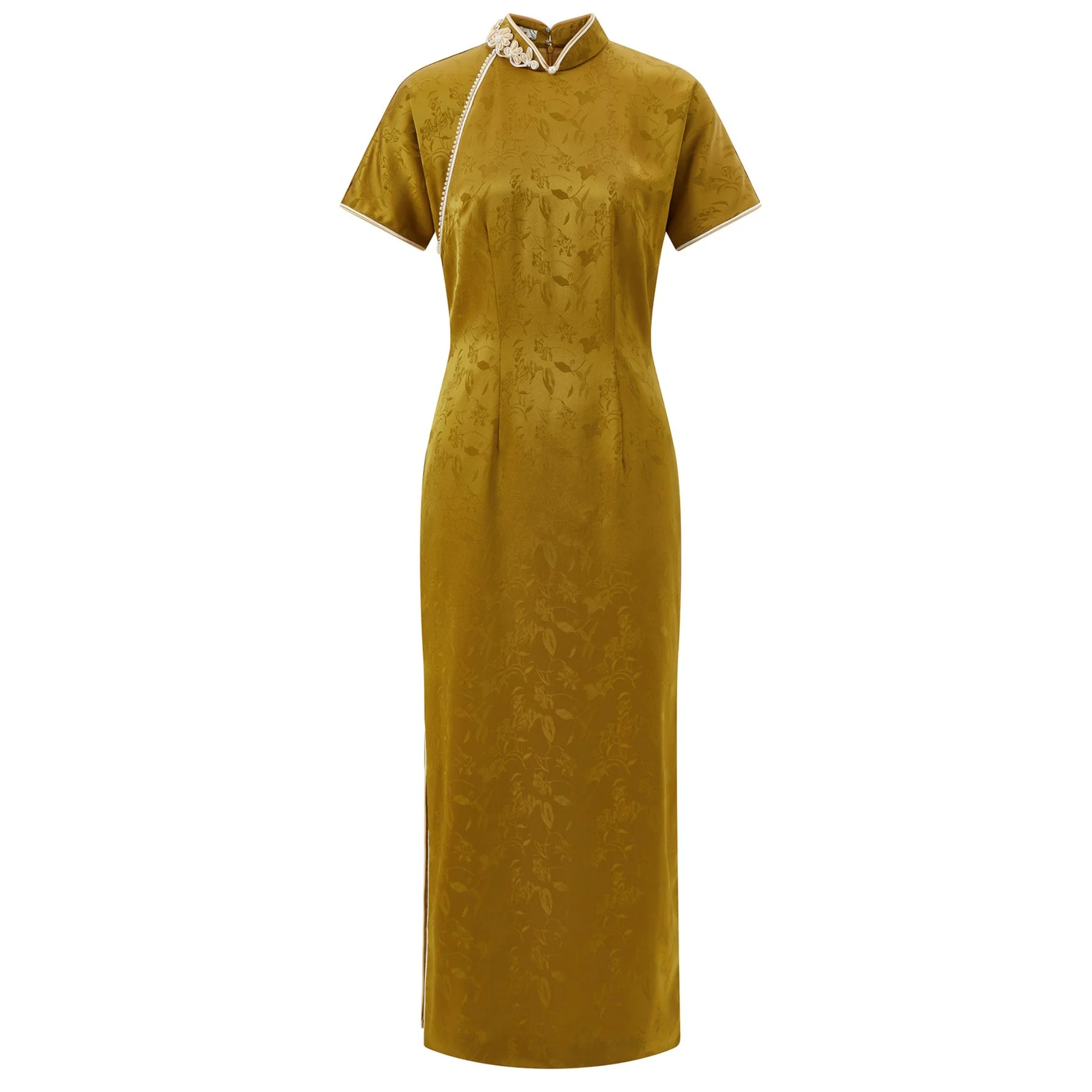 Caramel Loose Sleeve Qipao