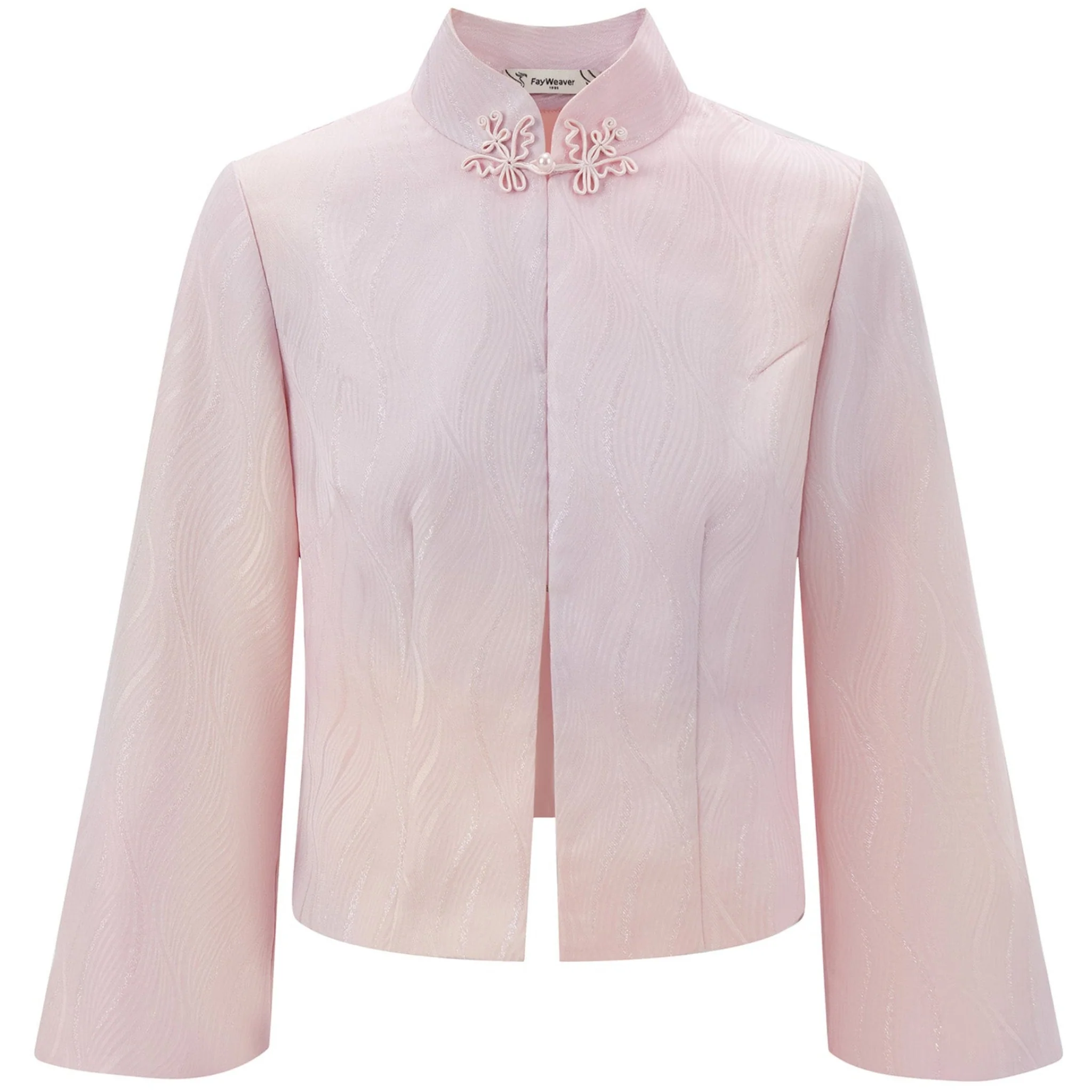 Ombre Pink Bell Sleeve Jacket