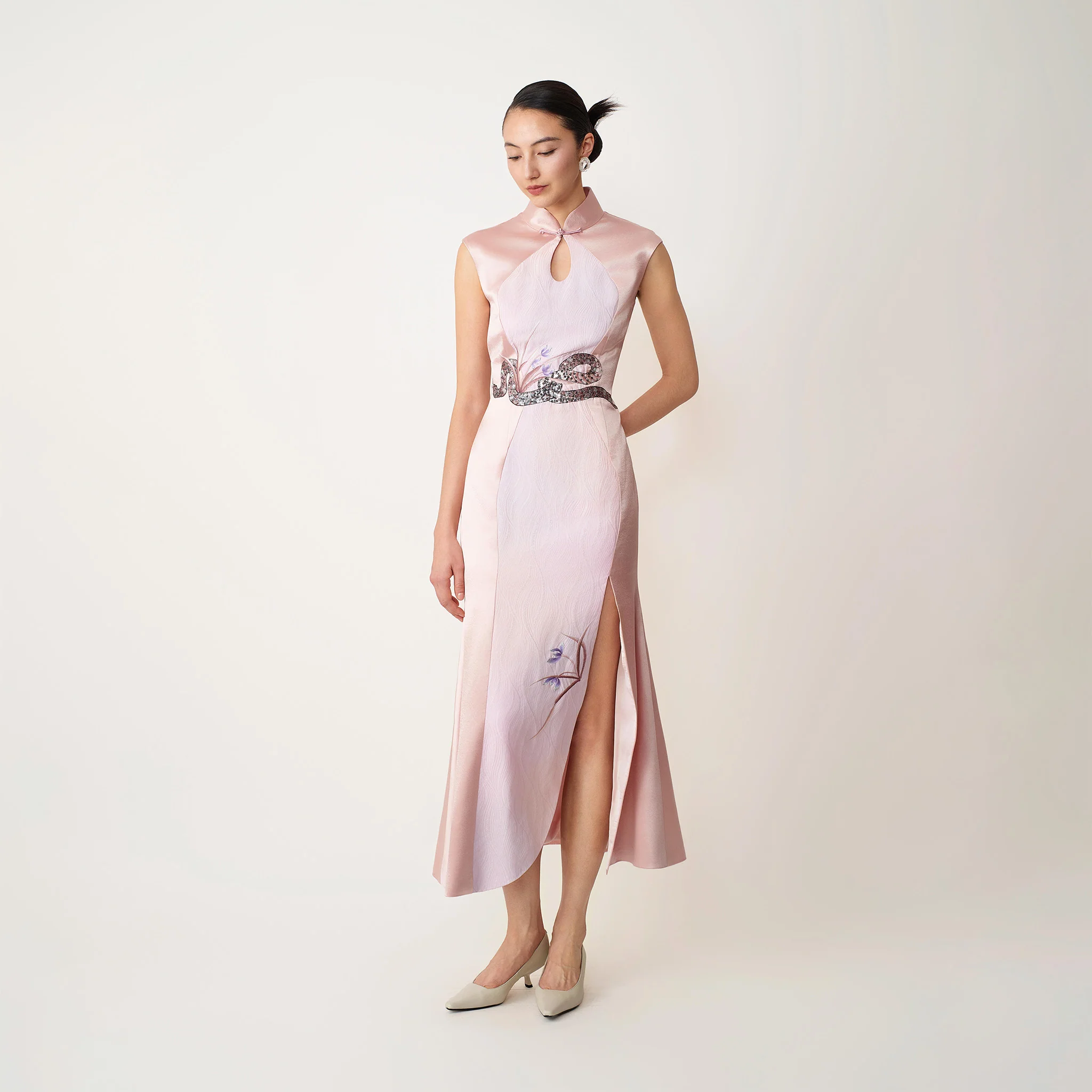 Ombre Pink Snack & Orchid Qipao - Image 2