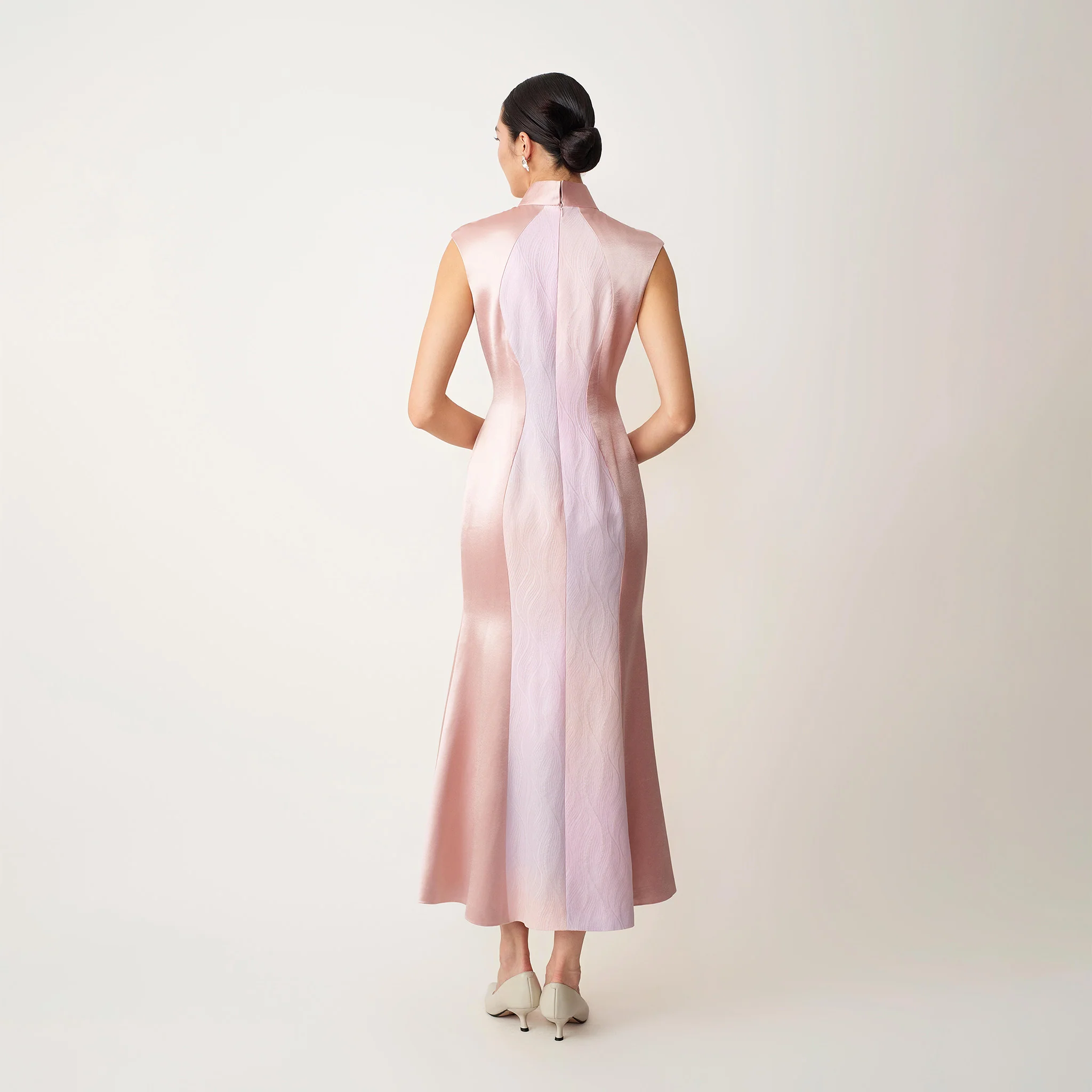 Ombre Pink Snack & Orchid Qipao - Image 3