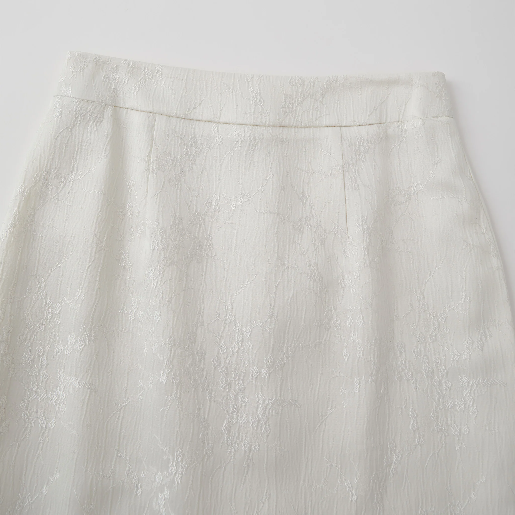 White Midi Pencil Skirt - Image 6
