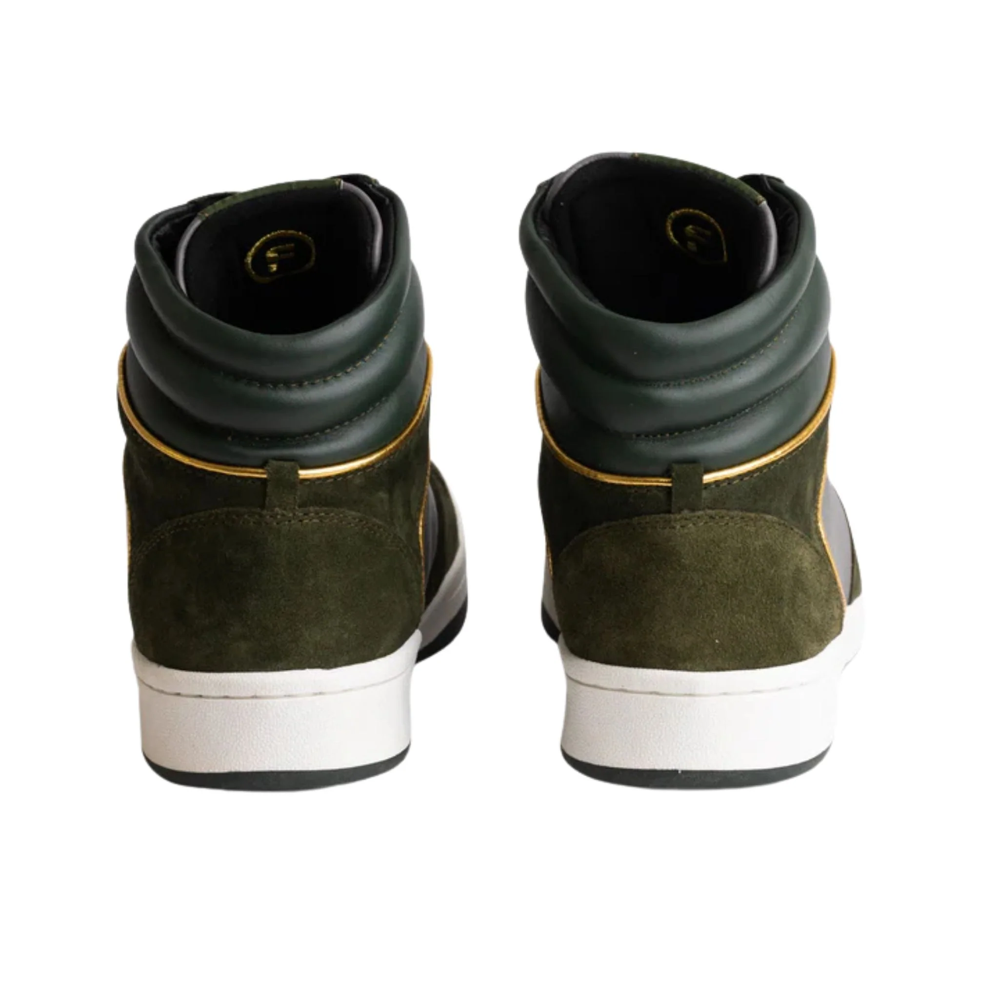 Bounce High-Top Sneakers | Olive Green - Image 5