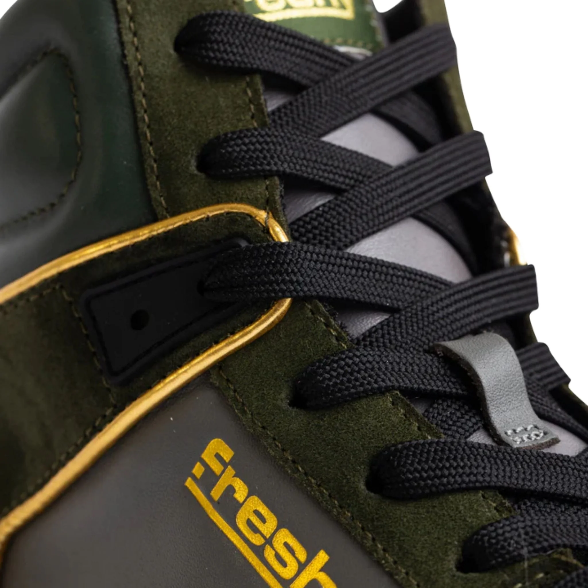 Bounce High-Top Sneakers | Olive Green - Image 7