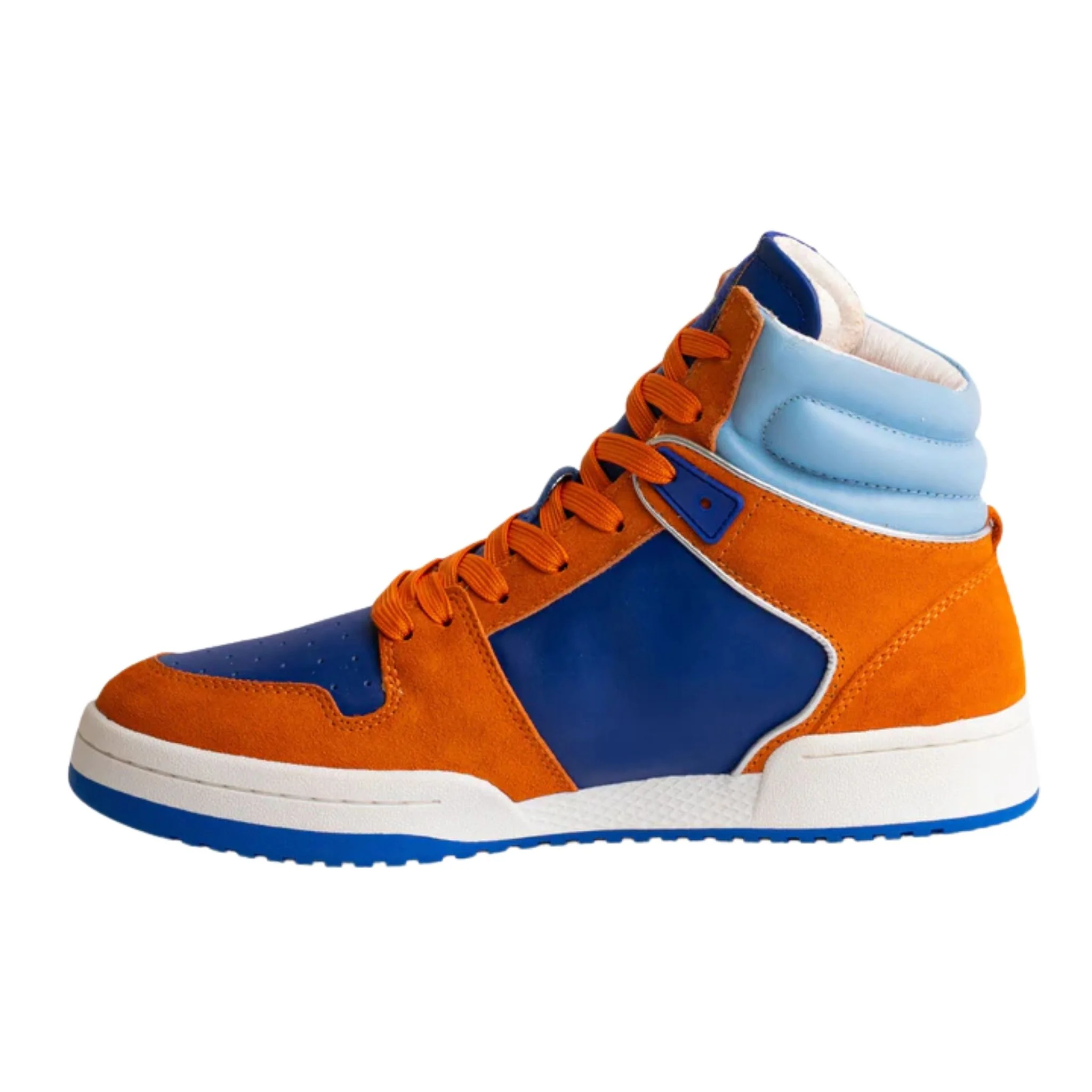 Bounce High-Top Sneakers | Orange and Blue - Image 2