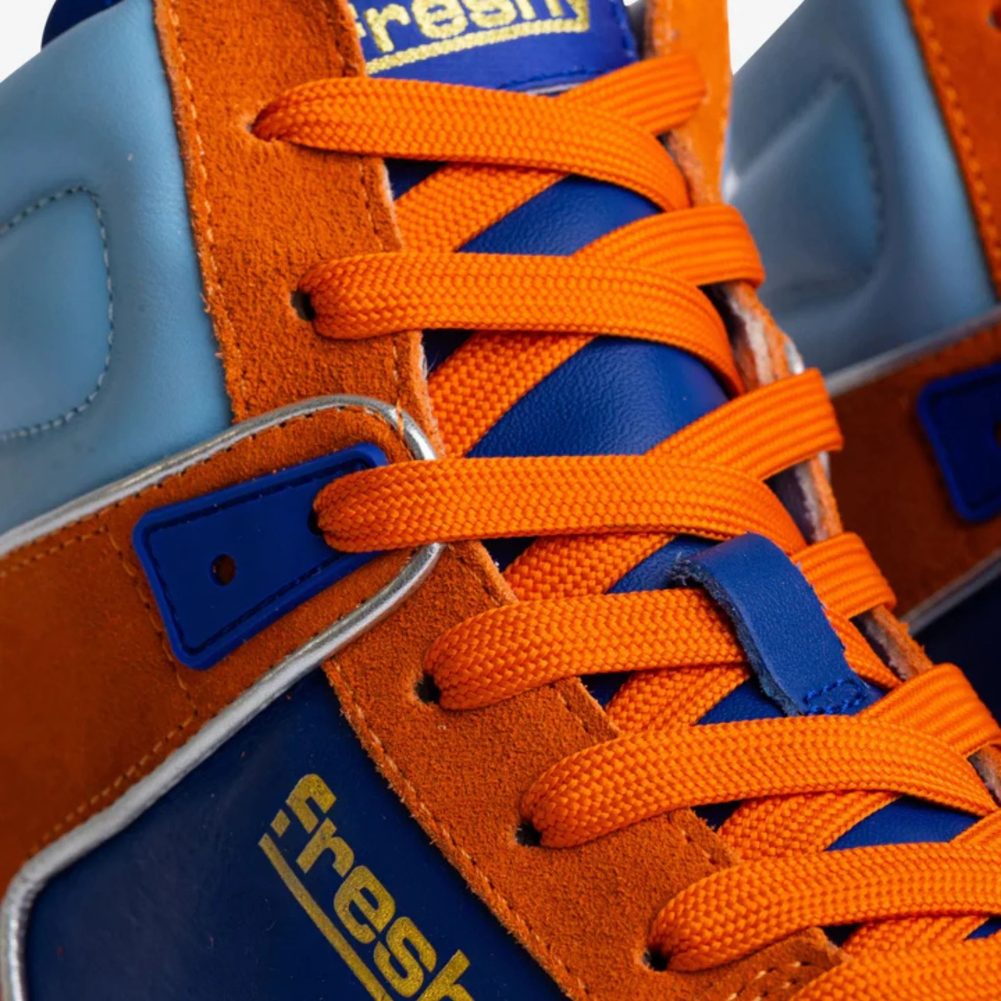 Bounce High-Top Sneakers | Orange and Blue - Image 5